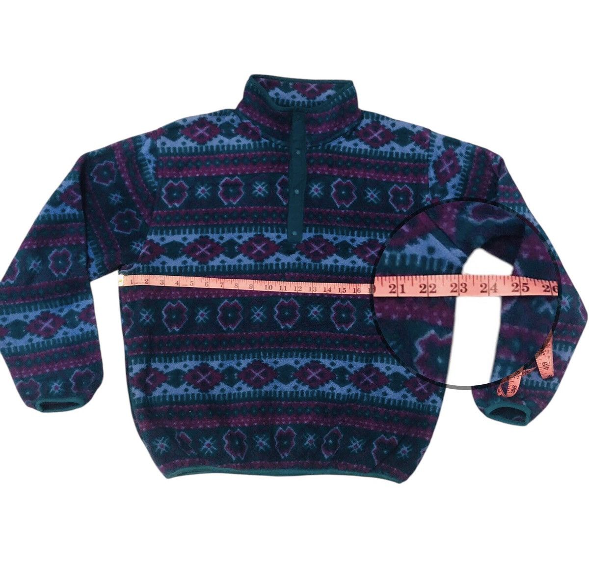 L.L. Bean × Vintage Rare colour Vintage L.L Bean Navajo fleece sweatshirt Size US XL / EU 56 / 4 - 8 Thumbnail