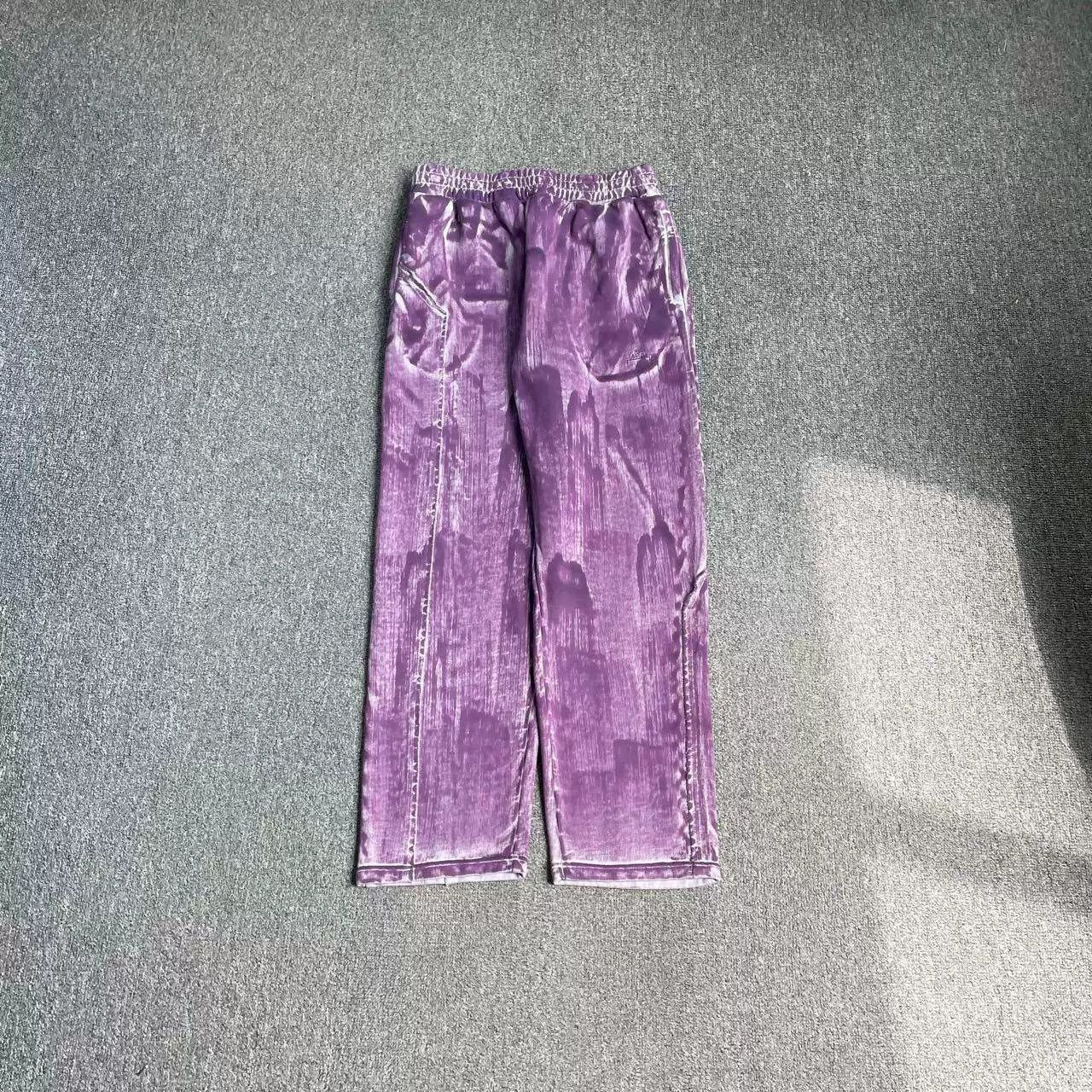 A-COLD-WALL* A-COLD-WALL Purple Tie-Dye Sweatpants Size US 26 / EU 42 - 1 Thumbnail