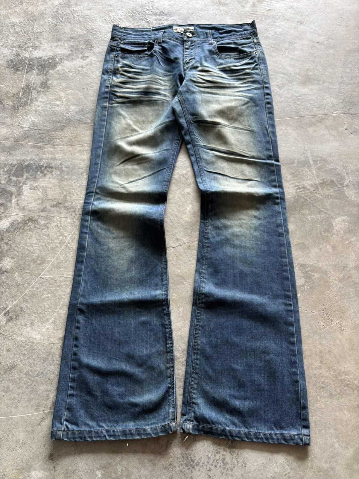 Hysteric Glamour DIABRO flare rusty mudmax mudwash whiskered japanese grunge Size US 32 / EU 48 - 1 Thumbnail