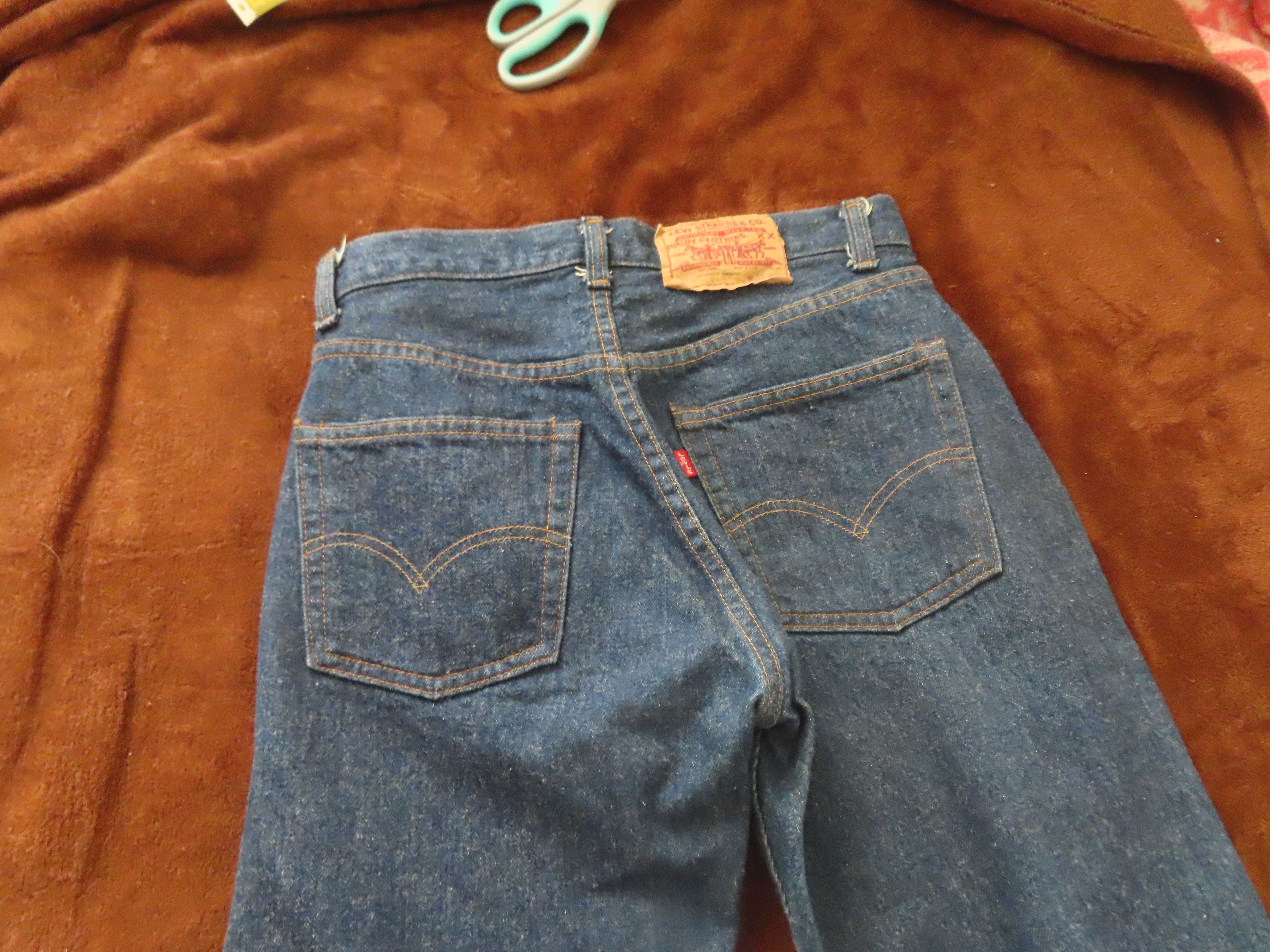 Levi's × Vintage VTG 80s Men's Levi's 501 Blue Denim Button Fly Jeans Size US 30 / EU 46 - 5 Thumbnail
