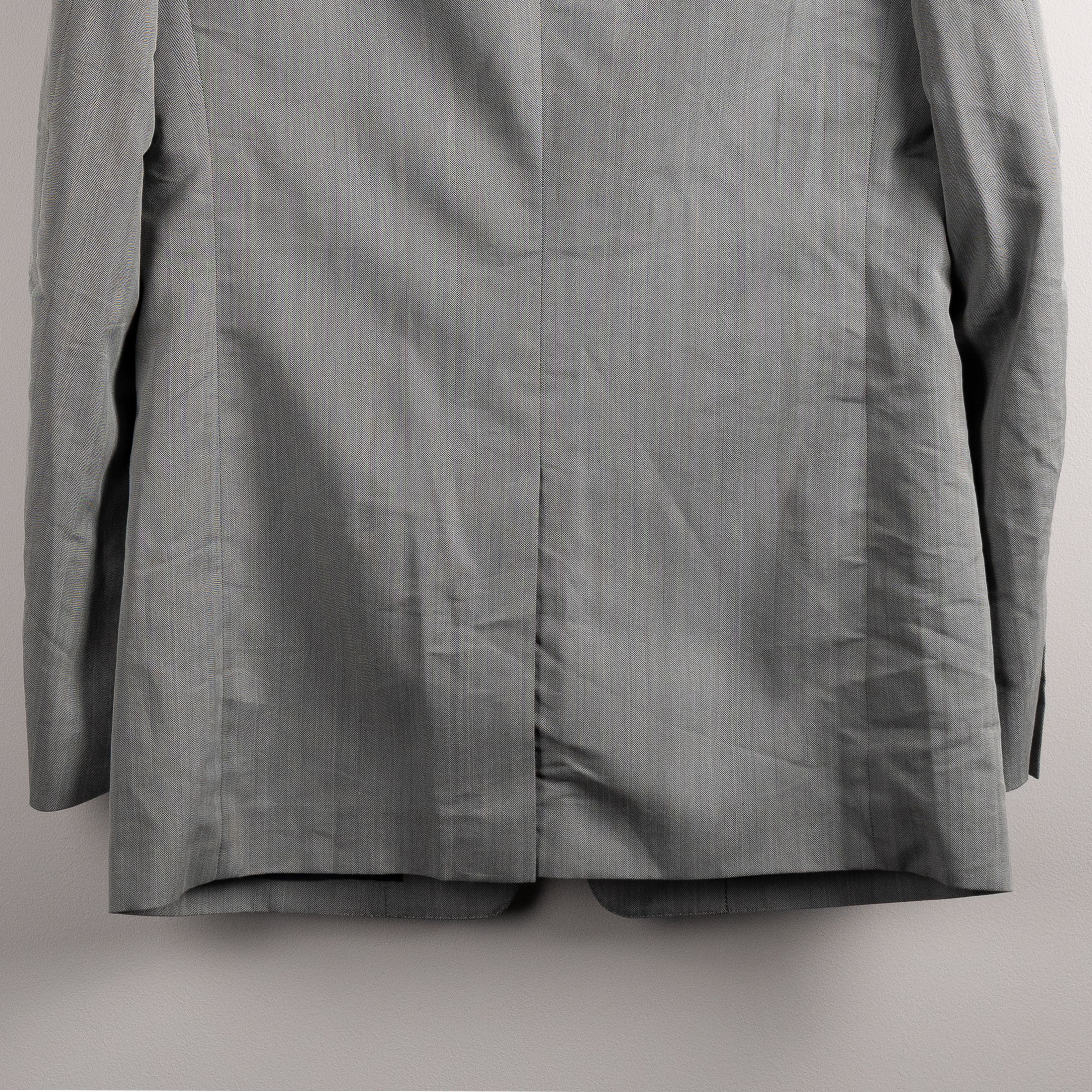 Comme des Garcons Homme Deux Comme Des Garcons Homme Deux SS08 Herringbone Stripe Blazer Size US L / EU 52-54 / 3 - 9 Thumbnail