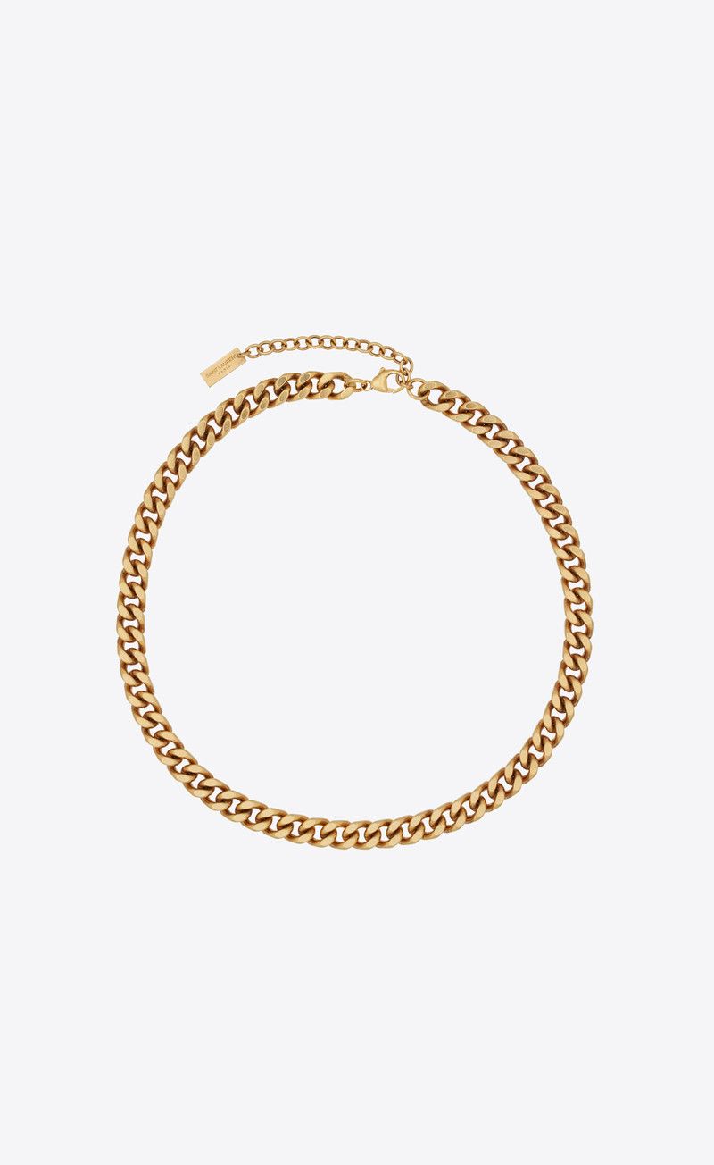 oc11z1225 Size: M / Medium Curb Chain Necklace in Metal