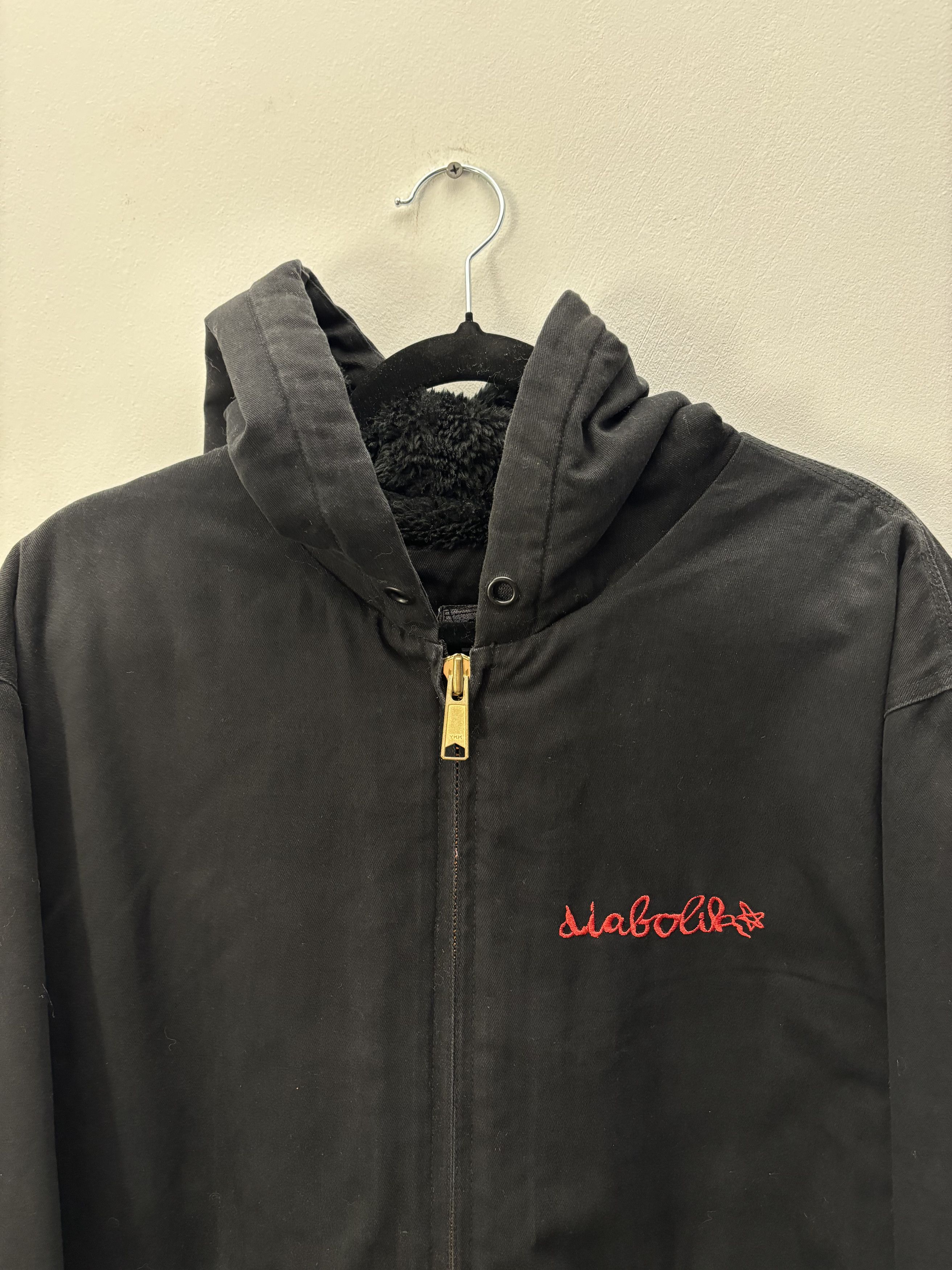 Japanese Brand × Vintage Vintage Y2K Diabolik Evilwear Insulated Hoodie Size US L / EU 52-54 / 3 - 5 Thumbnail