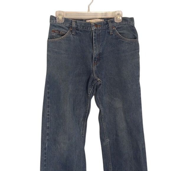 Lee Lee 31x30 Jeans Mens Regular Fit Vintage Denim Blue Distress Size US 31 - 2 Thumbnail