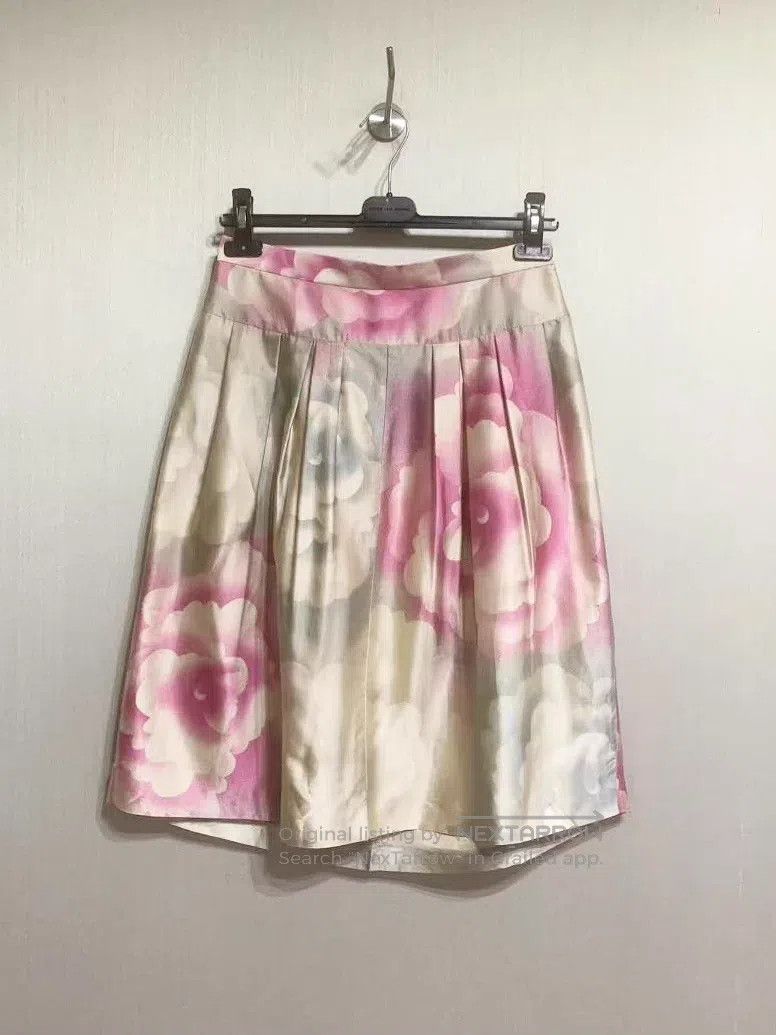 Dries Van Noten Dries Van Noten Silk Printed Midi Skirt Size 25" / US 0 / IT 36 - 1 Thumbnail