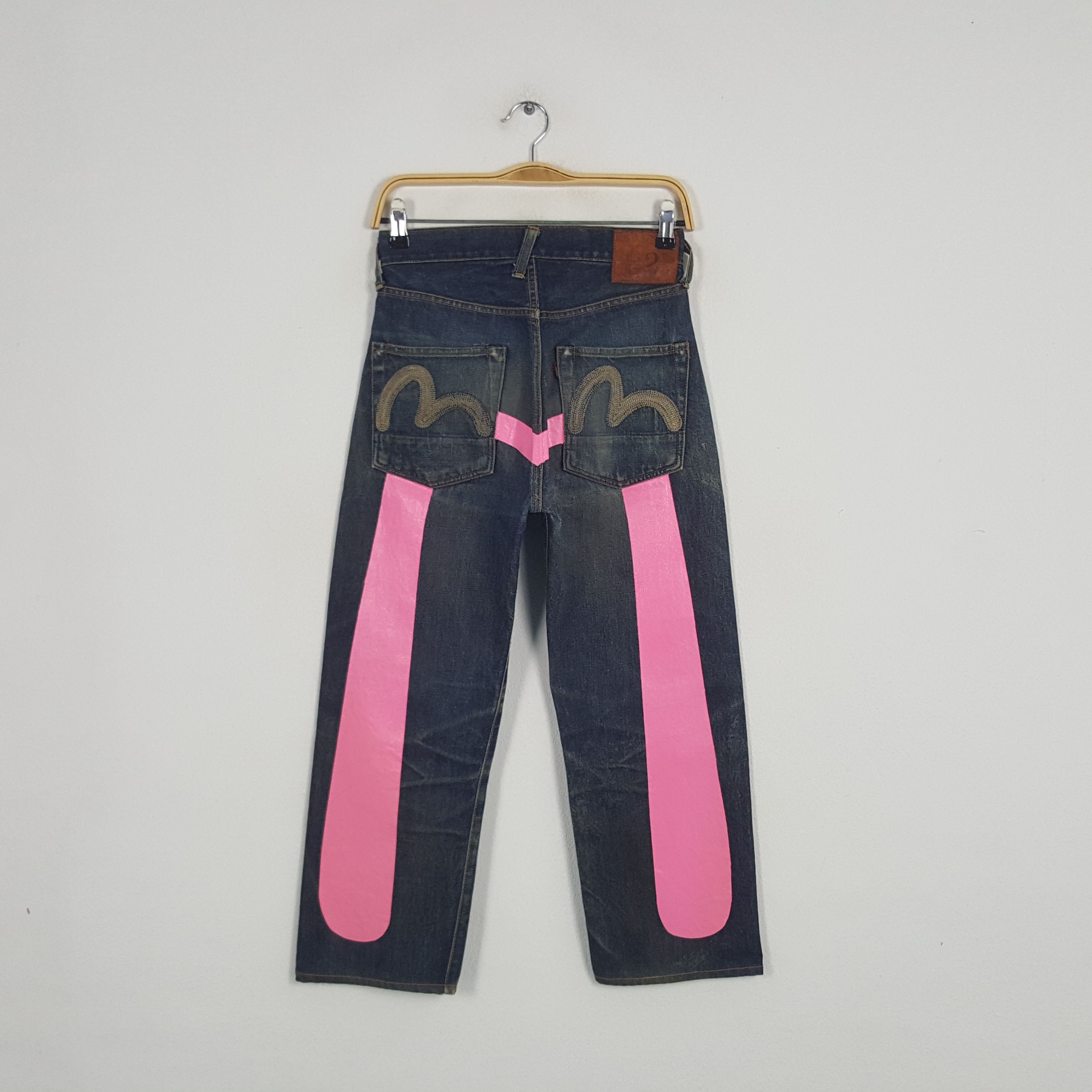 Japanese Brand × Vintage Vintage Evisu Selvedge Japanese Daicock Custom Denim Jeans Size US 27 - 1 Thumbnail