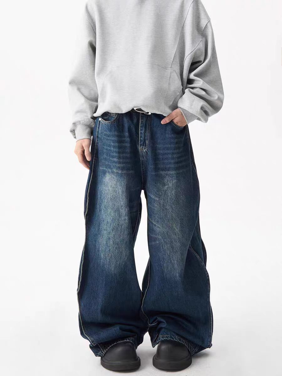 Japanese Brand Vintage Hip Hop Harajuku Cowboy Wavy Pants Jeans y2k 90’s Size US 32 / EU 48 - 6 Thumbnail