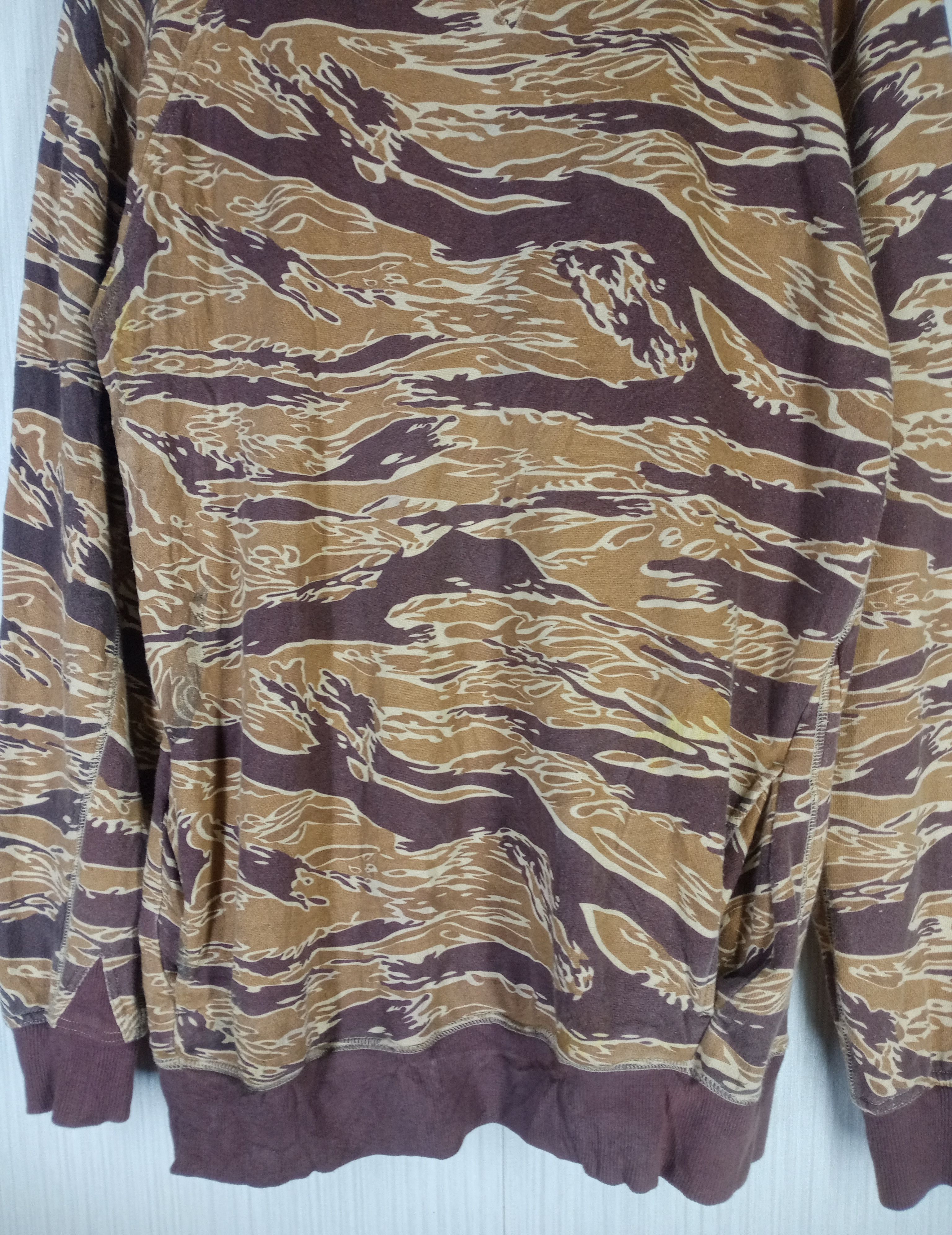 Black Scale RARE BLACK SCALE CAMO TIGER STRIPE SWEATSHIRT Size US M / EU 48-50 / 2 - 8 Thumbnail