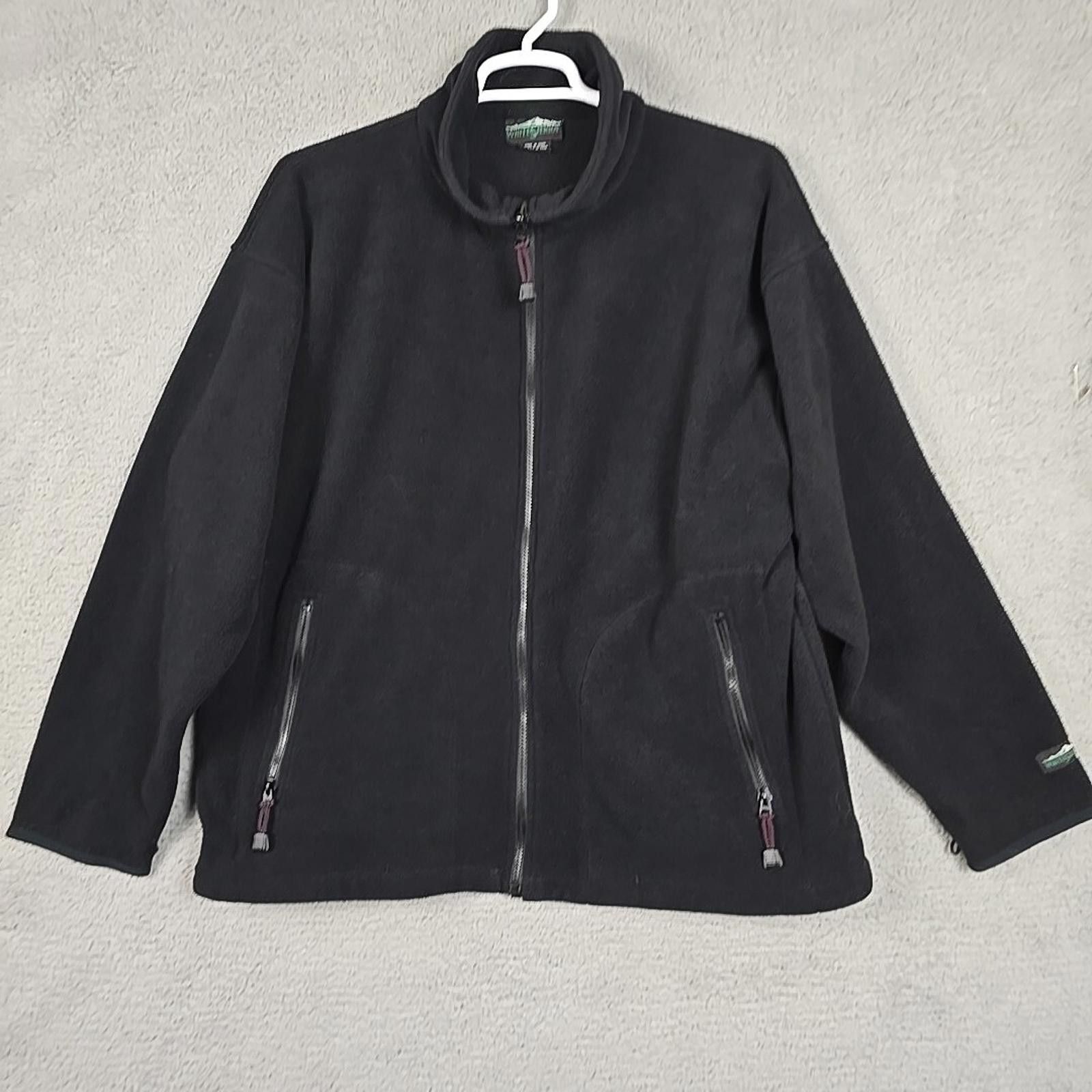 White Sierra Vintage WHITE SIERRA Soft Fleece Zipper Jacket Black Size XL Size US XL / EU 56 / 4 - 1 Thumbnail