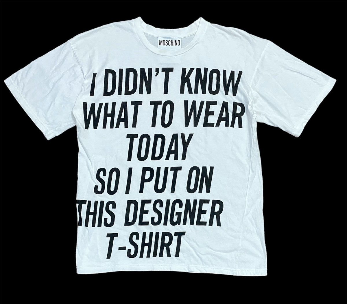 Moschino Oversize Words Tee
