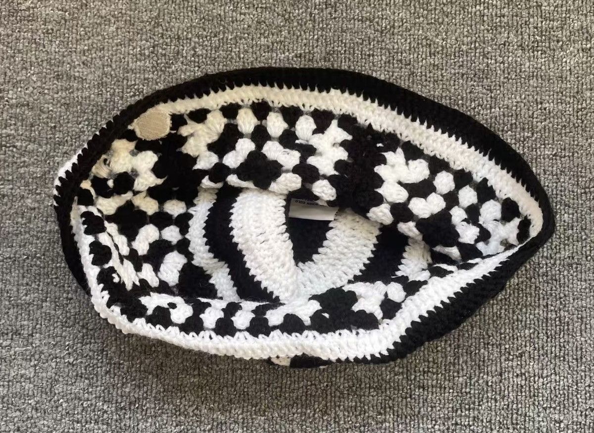 Billionaire Boys Club BBC ICECREAM Openwork Knitted Bucket Hat Size ONE SIZE - 6 Thumbnail