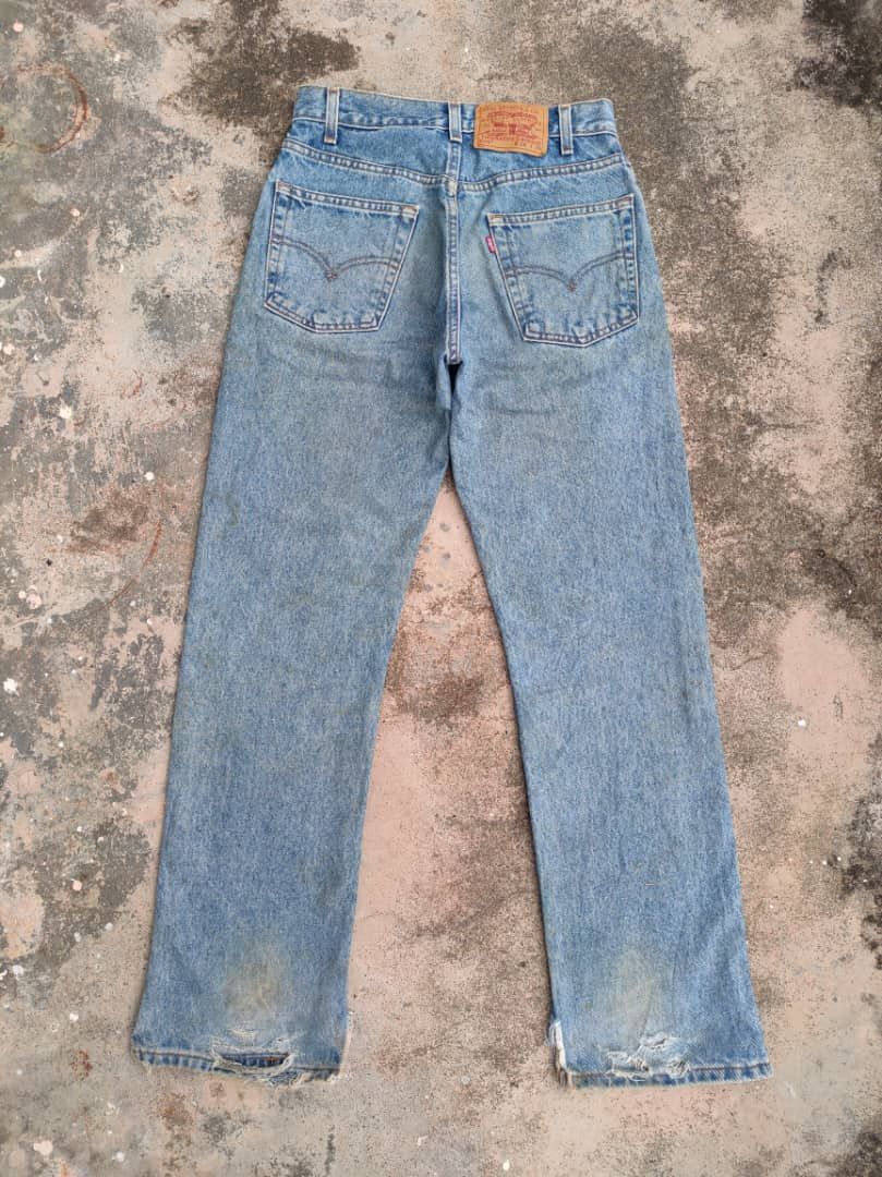 Levi's × Vintage VINTAGE LEVI'S 505 MEXICO RIPPED JEANS DENIM PANTS Size US 28 / EU 44 - 9 Thumbnail