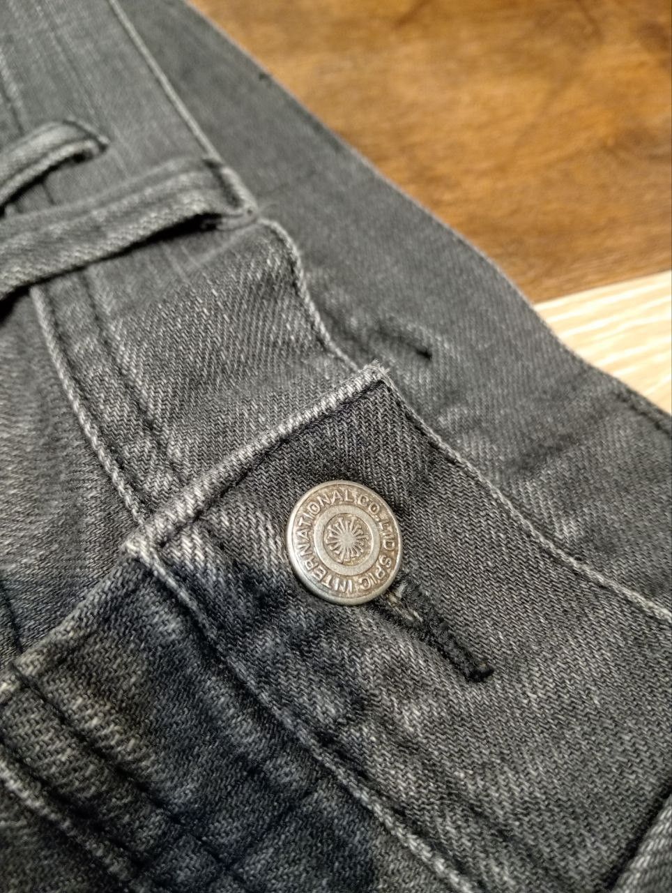 Tornado Mart TORNADO MART STRETCH DENIM JEANS GREY FADE JAPAN DESIGNER Size 34" / US 12 / IT 48 - 6 Thumbnail