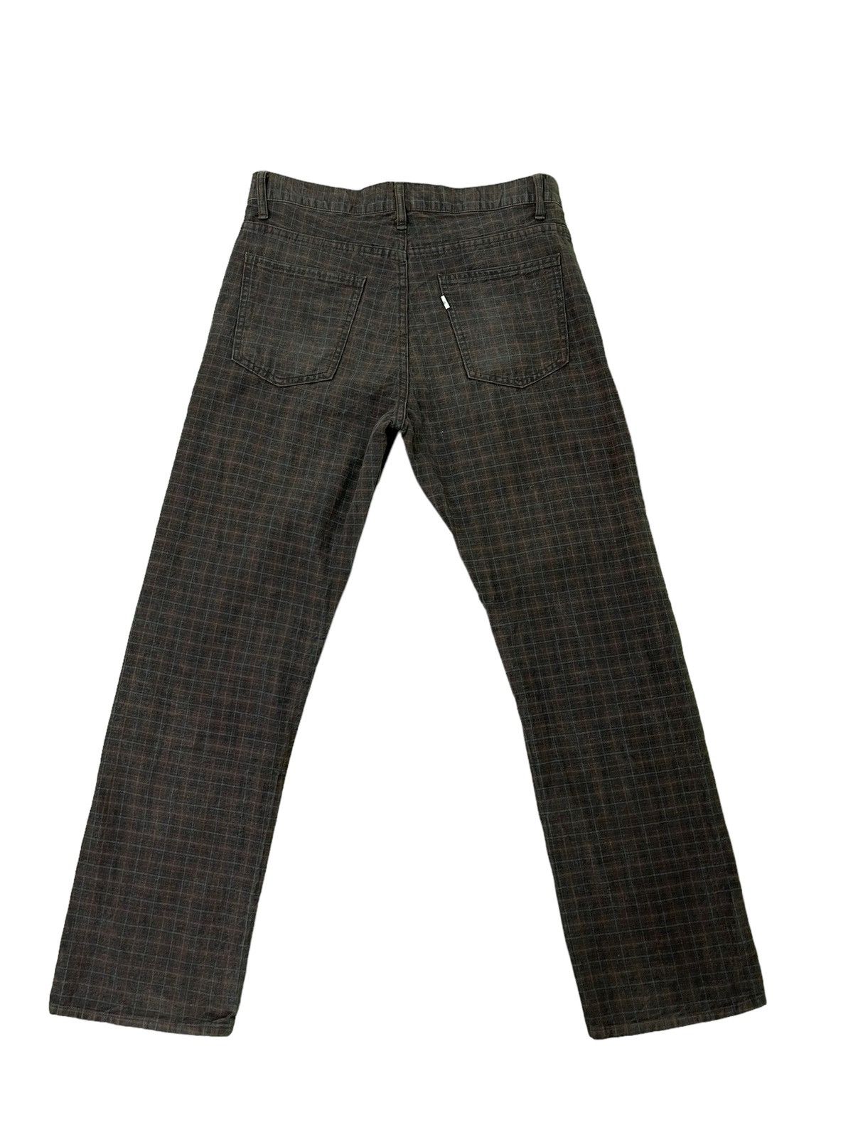 Beams Plus Moleskin Faded Check Jeans Beams Japan Regular 7🟦2 Size US 31 - 8 Thumbnail