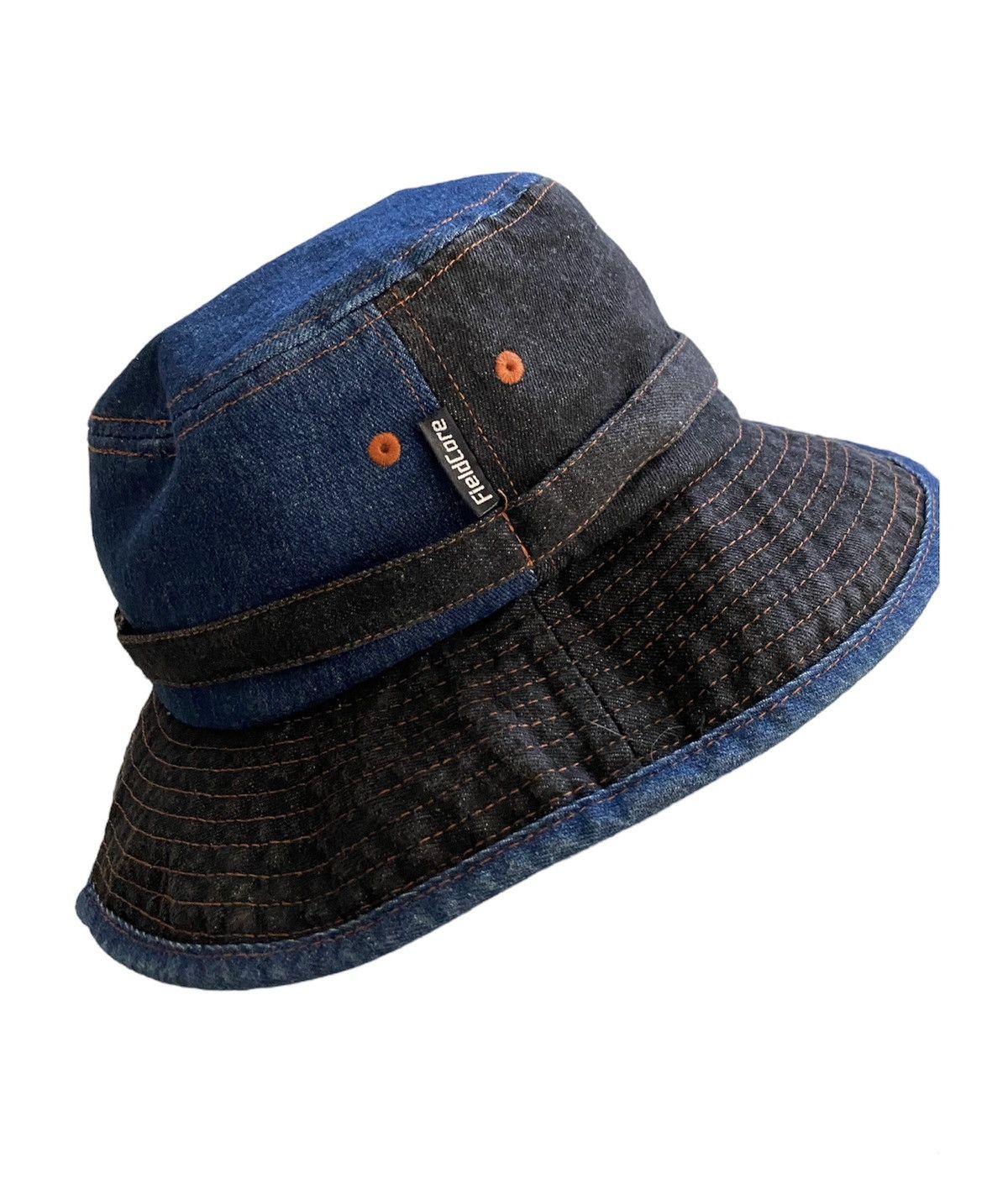 Designer × Japanese Brand Rare🔥 Fieldcore Denim Bucket Hat Size ONE SIZE - 2 Thumbnail