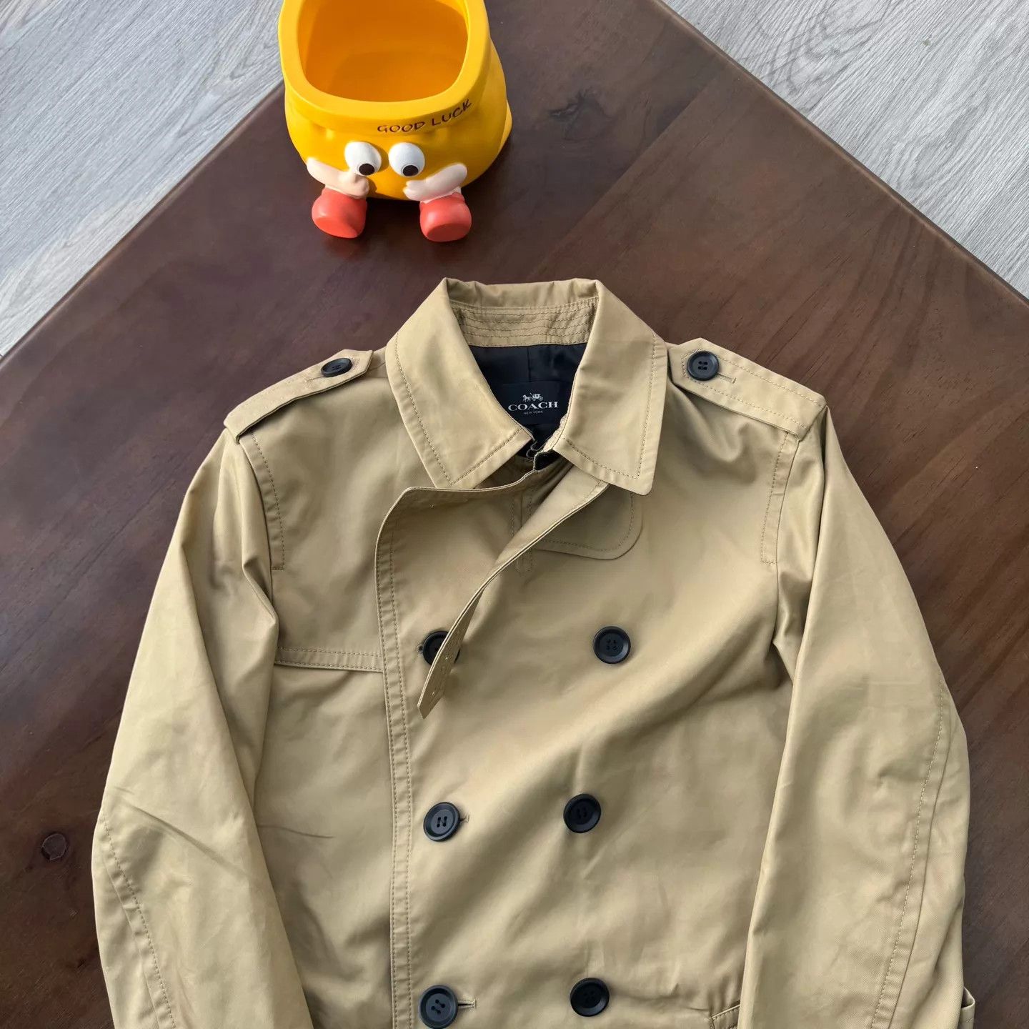 Coach Coach Khaki Trench Coat L Size L / US 10 / IT 46 - 4 Thumbnail