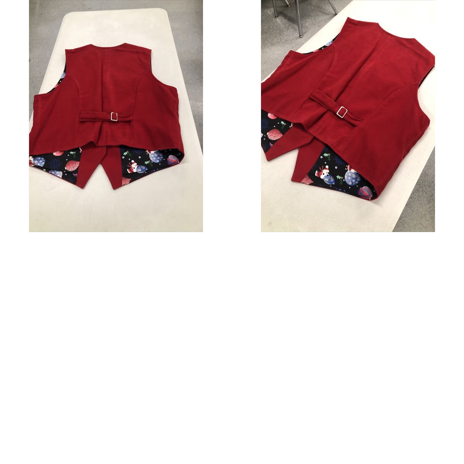 Vintage Karen Scott Sport Embroidered Grandma Festive Christmas Cozy Vest XL Red Sleeveless Vest Women's Christmas Theme Party/Cocktail Casual Size XL / US 12-14 / IT 48-50 - 8 Thumbnail