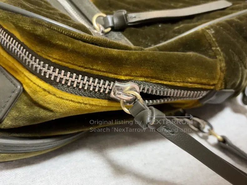 Vivienne Westwood Vivienne Westwood size os Dark green velvet backpack Size ONE SIZE - 7 Thumbnail