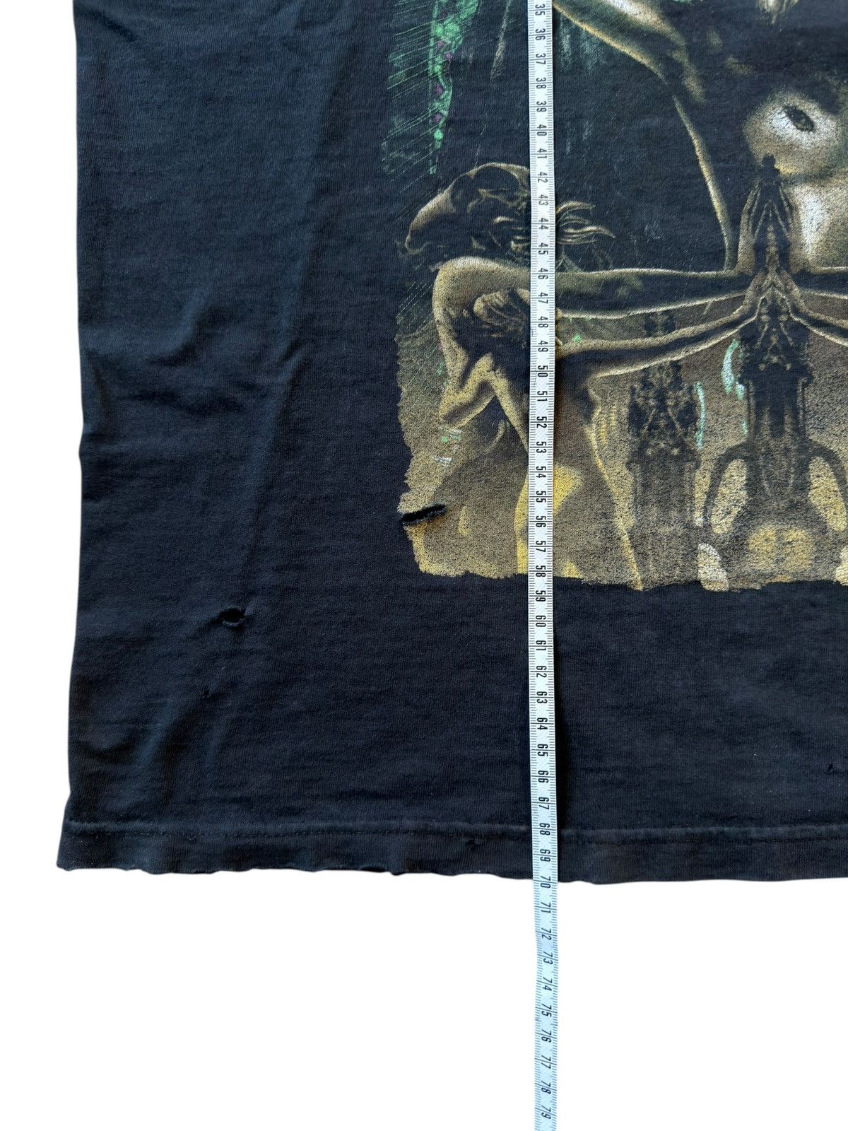 Band Tees *RARE* CRADLE OF FILTH METAL 2001 BLUE GRAPE GOD BLESS SATAN Size US XL / EU 56 / 4 - 6 Thumbnail