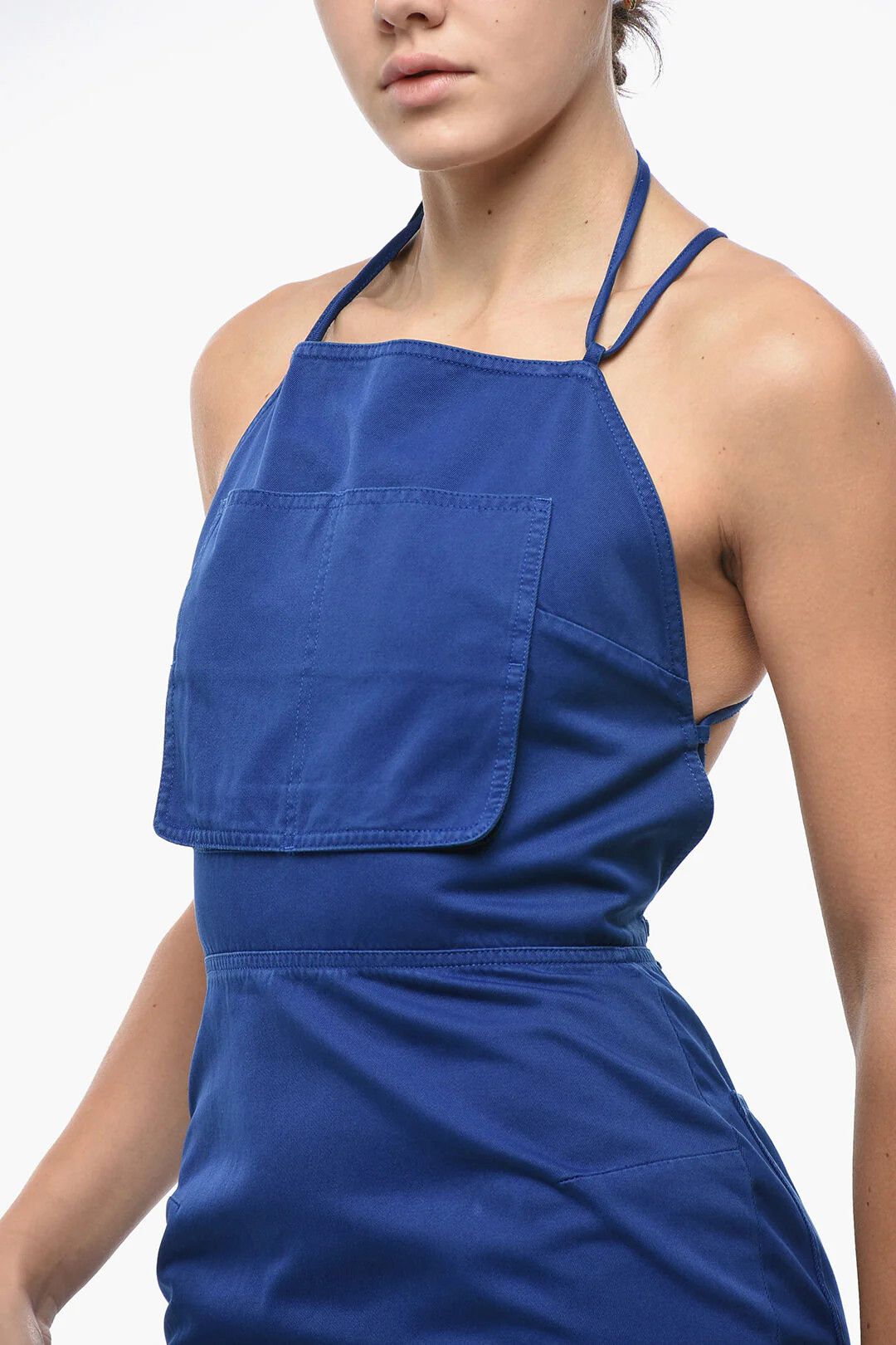 Max Mara og1mm0426 Denim Sheath Dress in Blue Size S / US 4 / IT 40 - 3 Thumbnail