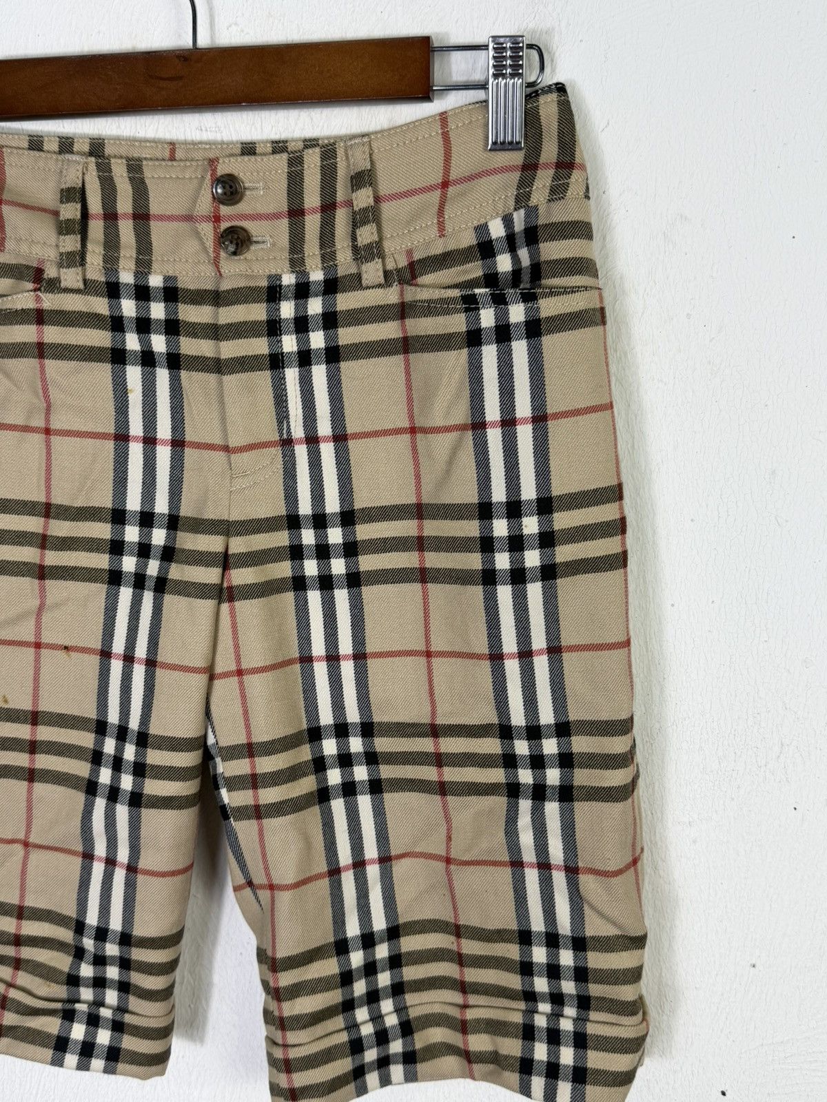 Burberry Burberry Nova Check Cropped Pants Size US 30 / EU 46 - 4 Thumbnail