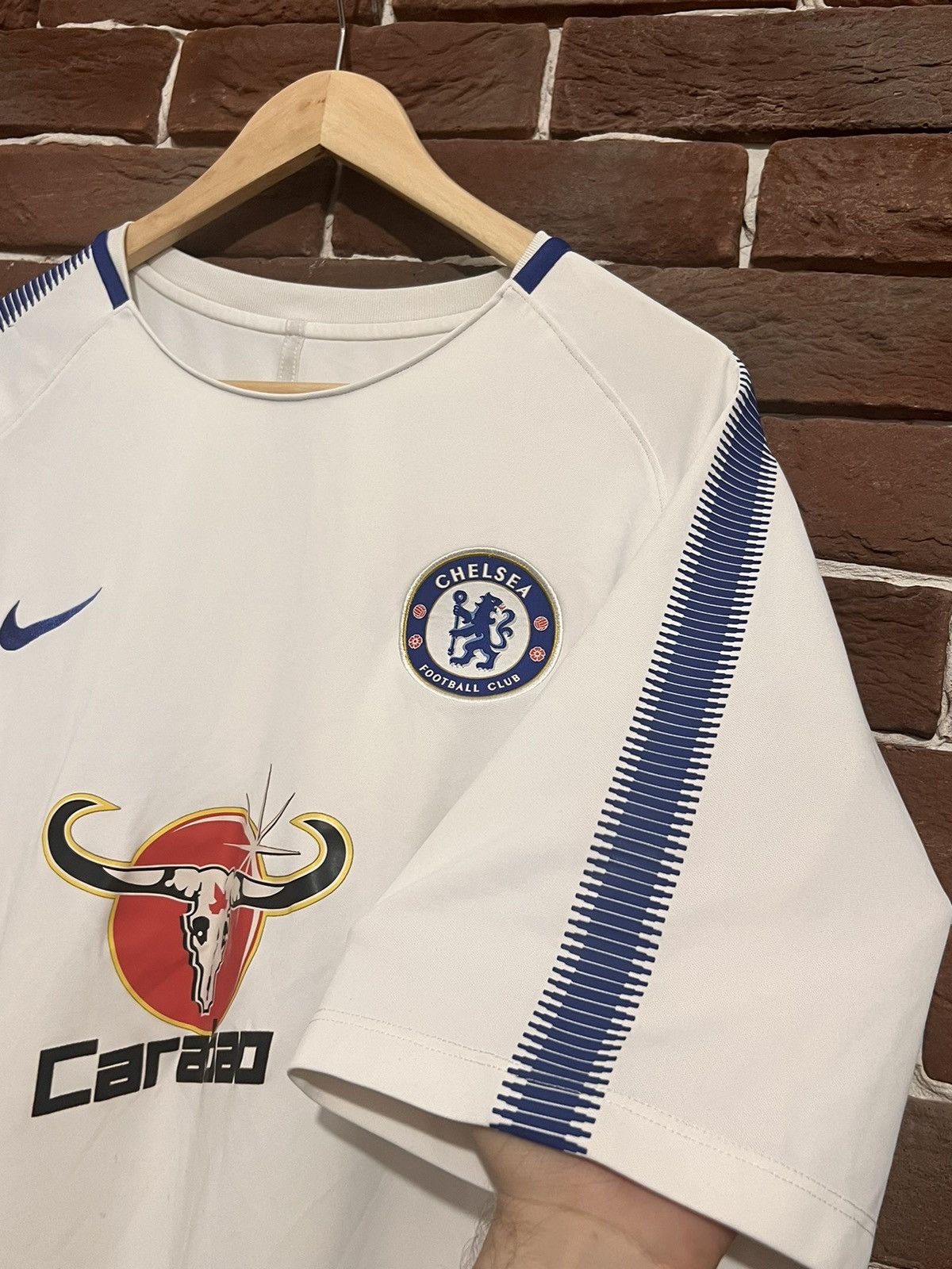 Adidas × Chelsea Soccer Rare Vintage Adidas Chelsea Tshirt Y2K L Jersey Soccer Kit Size US XXL / EU 58 / 5 - 4 Thumbnail