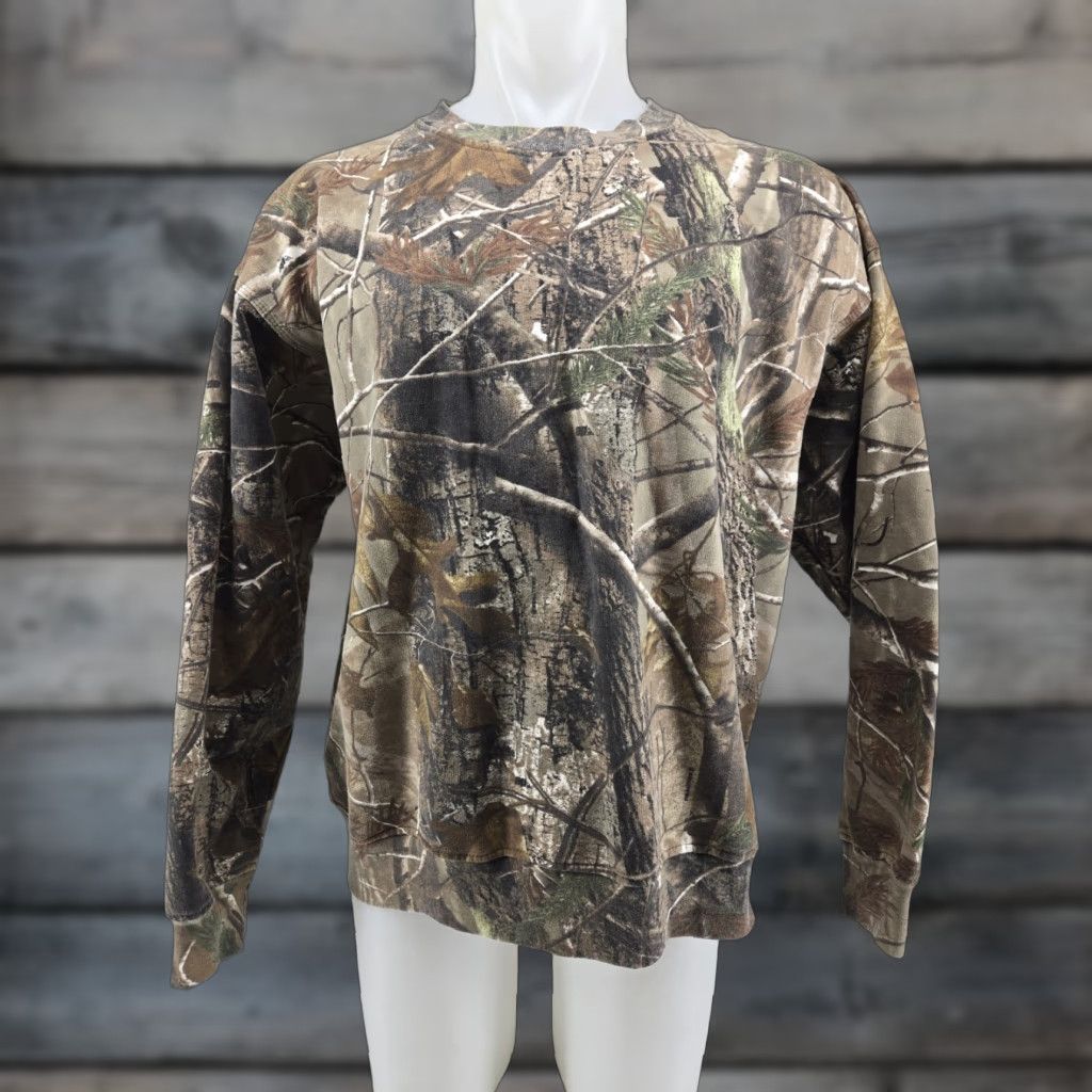 Vintage VINTAGE Ranger Sweat Shirt AP Realtree Camo Mens Large Fleece Lined #2 Size US L / EU 52-54 / 3 - 1 Thumbnail