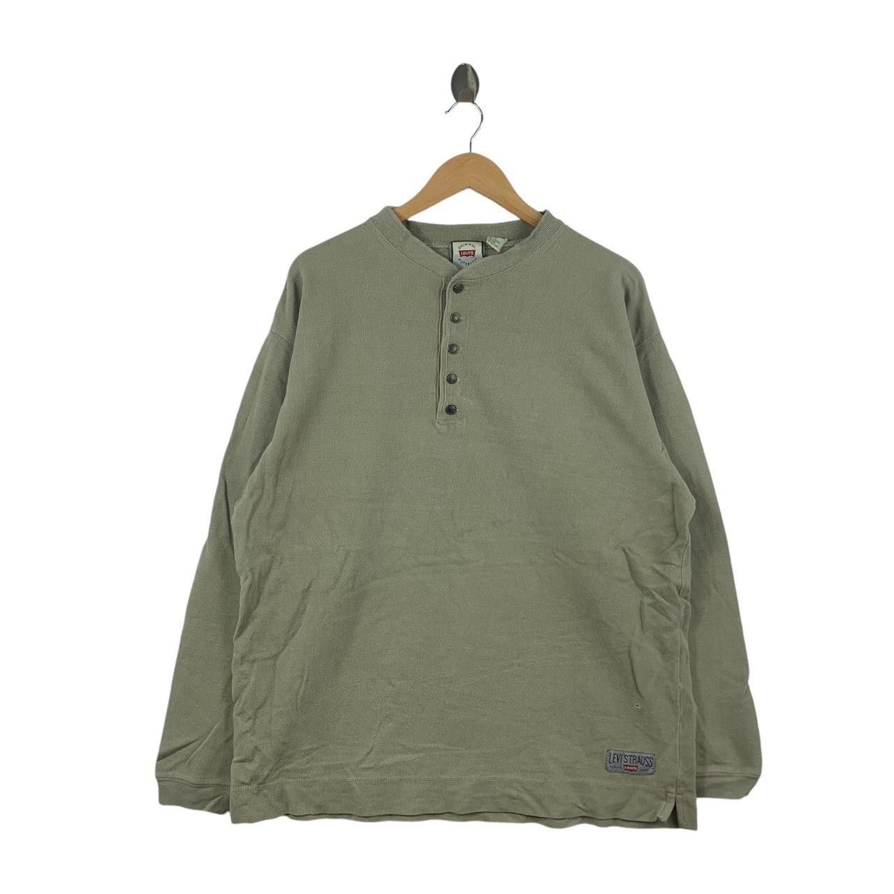 Vintage 80’ LEVI’S STRAUSS Natural Dye Henley Tee Shirt Top