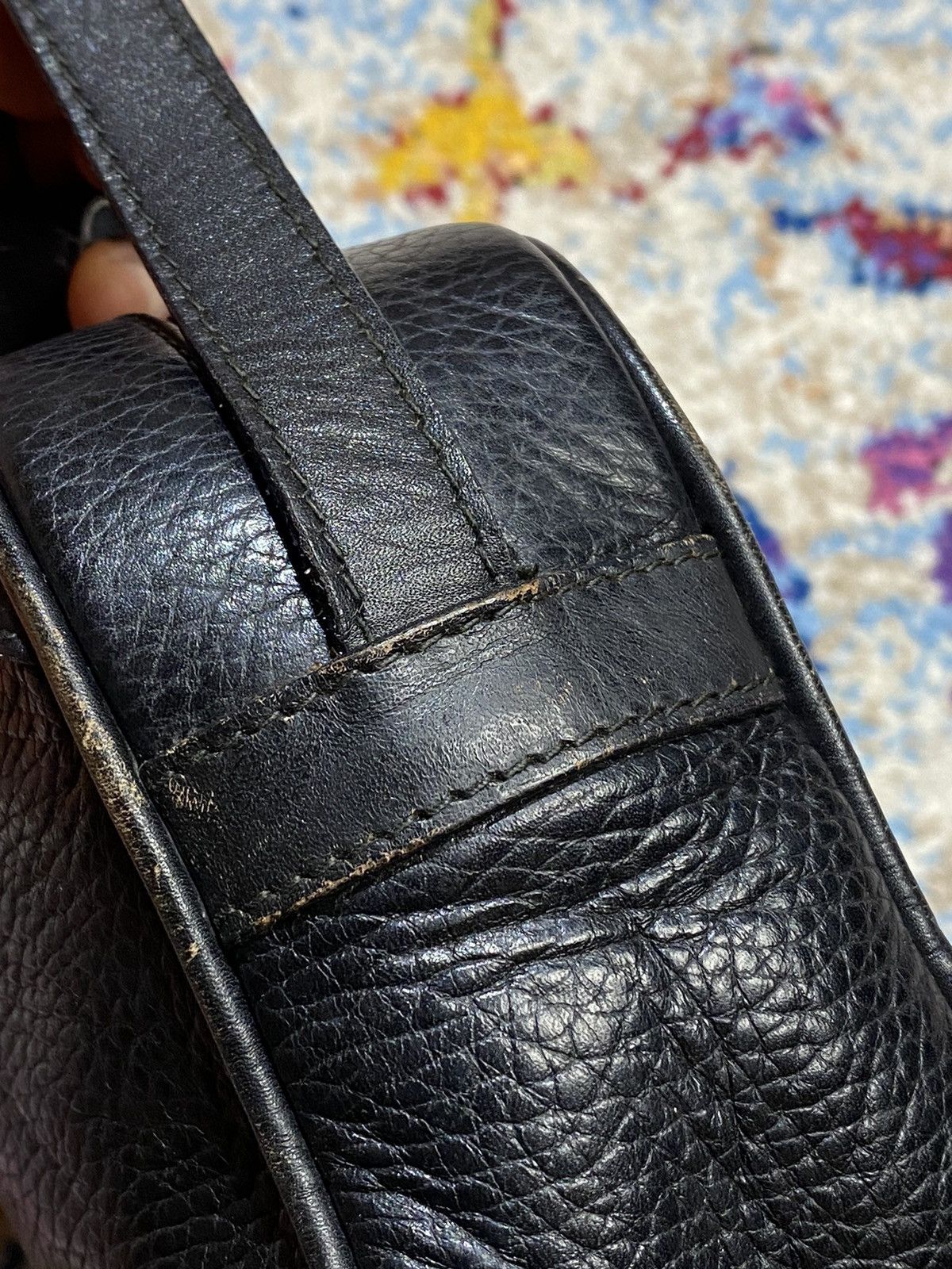 Celine × Vintage Vintage Celine Black Mini Crossbody Box Zipper Bag Size ONE SIZE - 19 Thumbnail