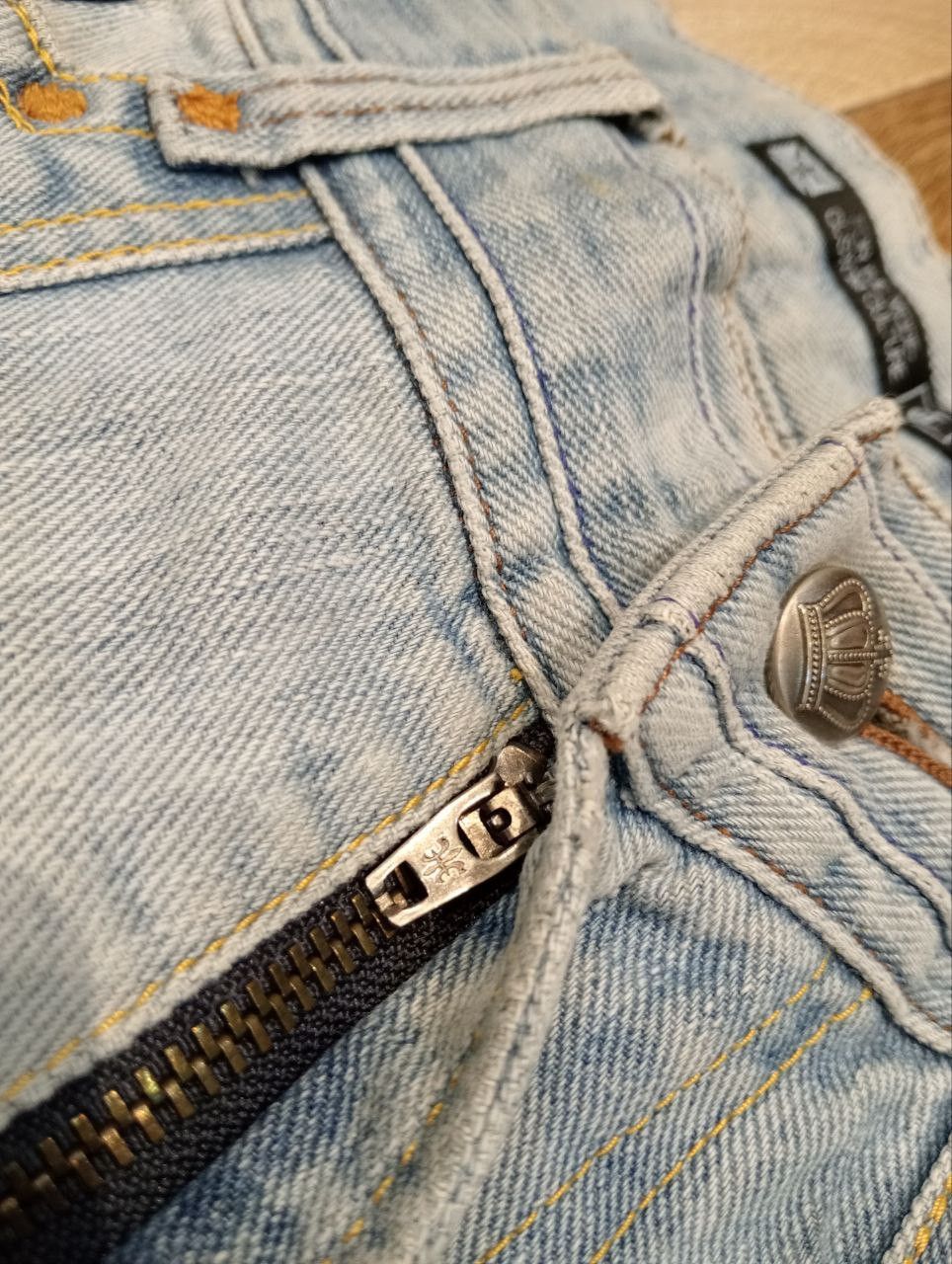 If Six Was Nine JAPANESE CUSTOM CULTURE FLARED JEANS Size US 33 - 8 Thumbnail