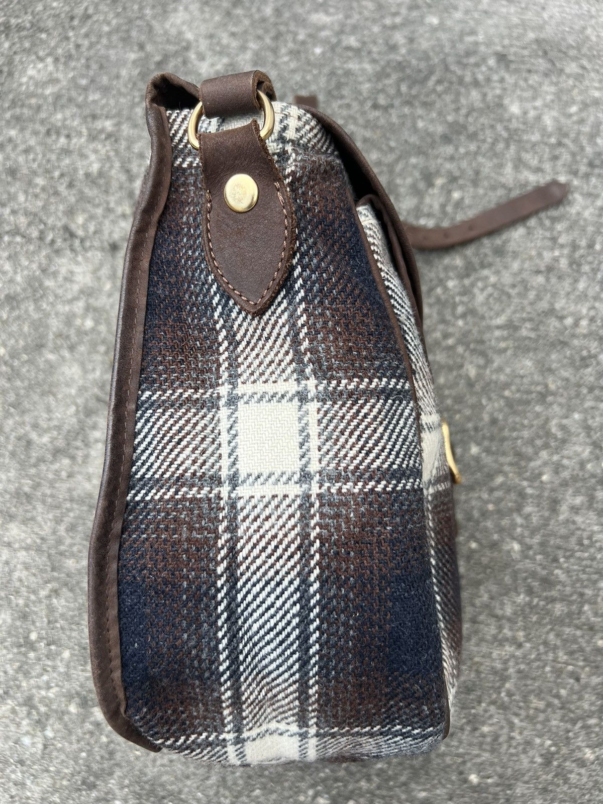 A.P.C. Vintage 2000s A.P.C. Shadow Plaid Sling Bag Size ONE SIZE - 10 Thumbnail