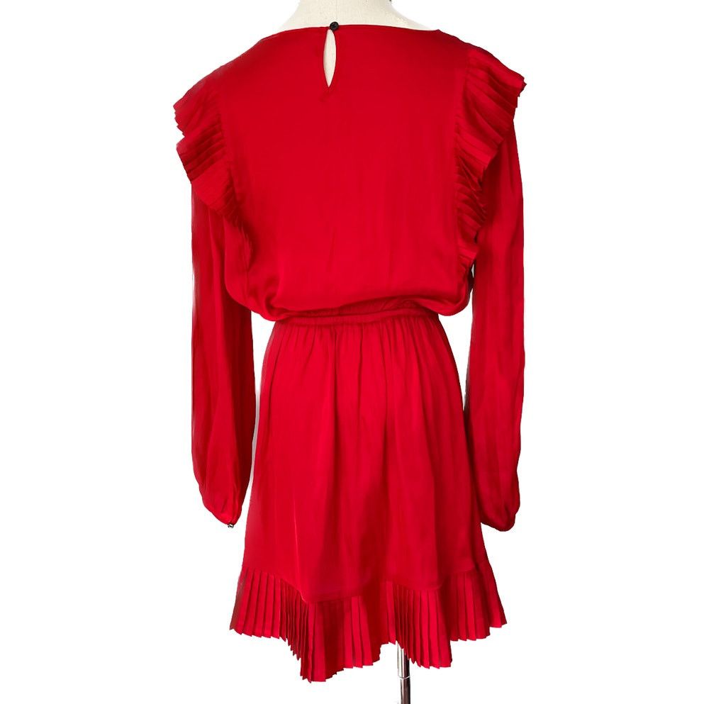 The Kooples The Kooples “Short red dress” pleated ruffle mini dress M Size M / US 6-8 / IT 42-44 - 8 Thumbnail