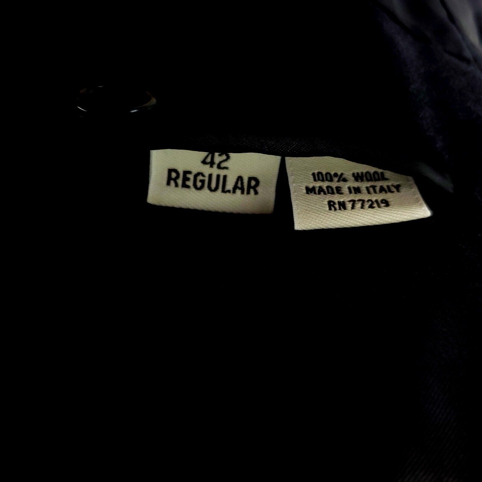 Pronto Uomo Pronto Uomo Lessona Super 100s Wool 2 Button Blazer 42R Gray Size 42R - 9 Thumbnail