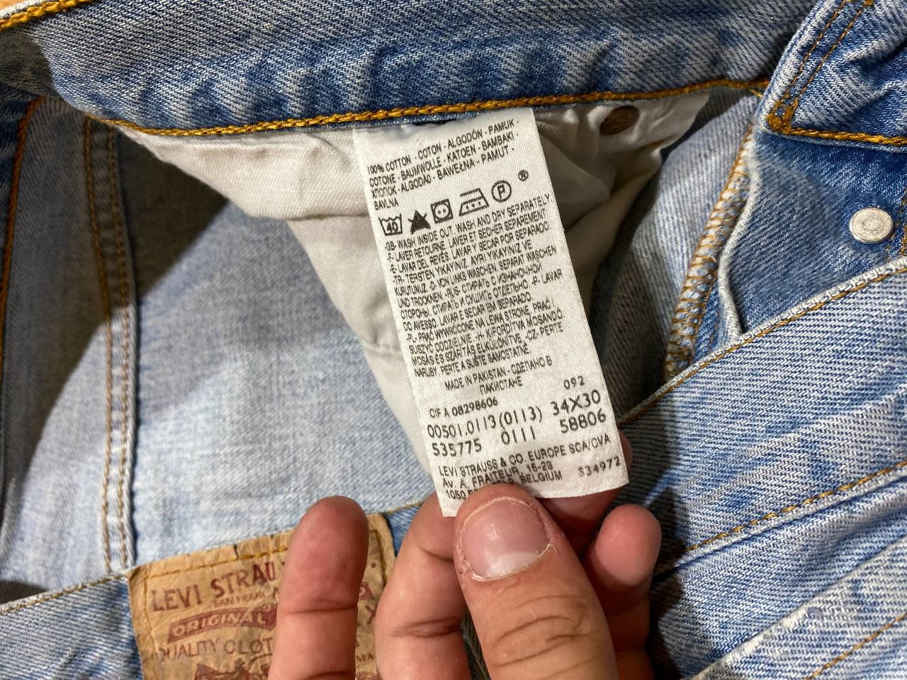 Levi's Vintage Levi's 501 Straight Denim Jeans Size 34 Size US 34 / EU 50 - 3 Thumbnail