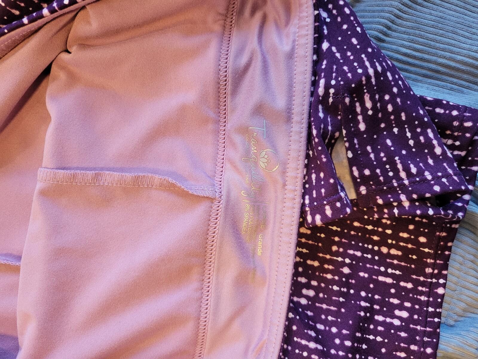 Other Tranquility Skorts Purple and Lavender Patterned Athletic Size 36" / US 14 / IT 50 - 4 Thumbnail