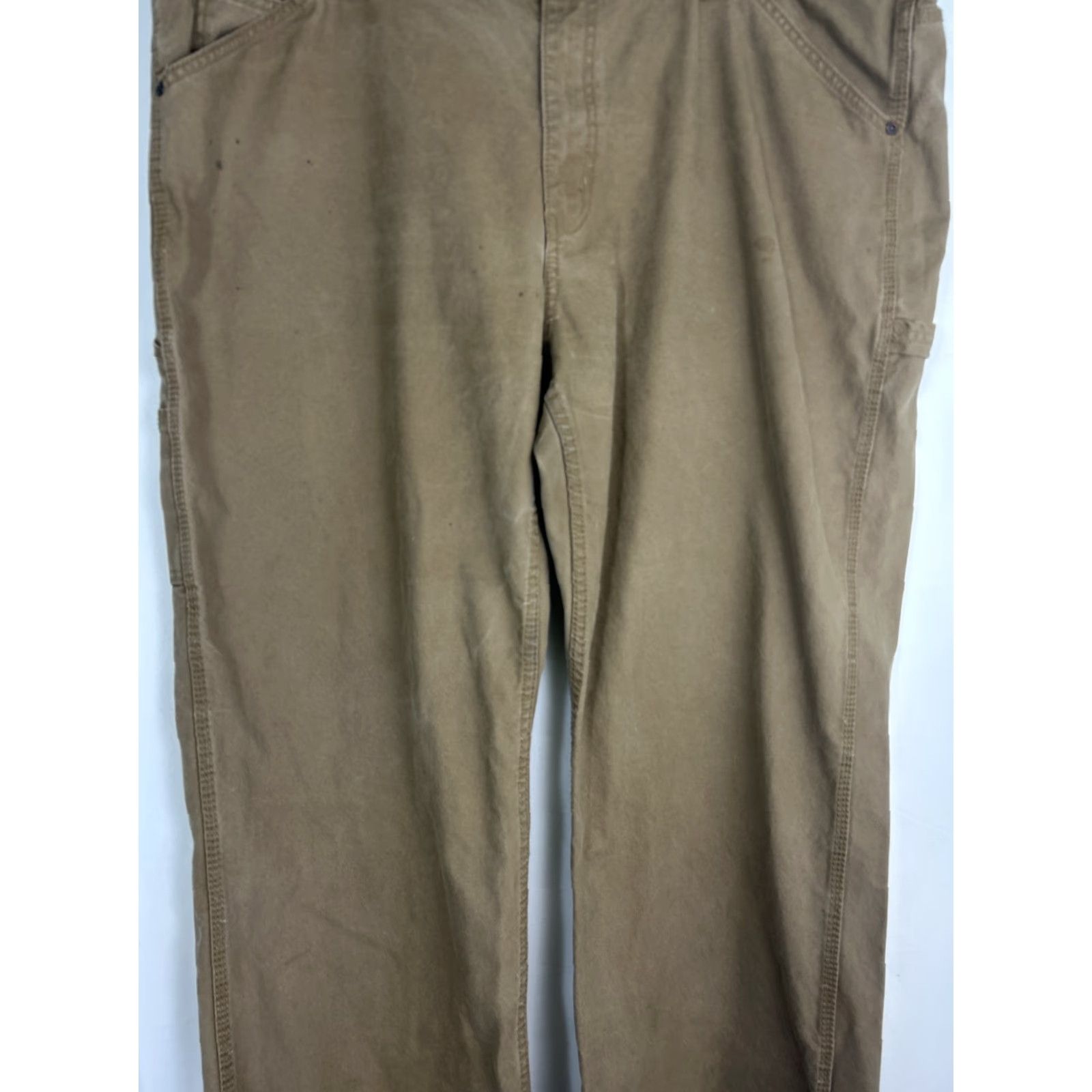 Vintage VINTAGE C.E. Schmidt Workwear Mens Pants Carpenter Beige 46x30 Inseam 30 Utility Stains Mens Regular Size US 30 / EU 46 - 3 Thumbnail