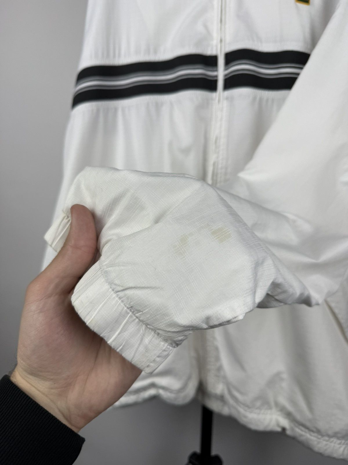 Nike × Vintage 90s Nike Court Logo Zip Up Light Jacket VNTG Mens Y2k Size US XXL / EU 58 / 5 - 8 Thumbnail