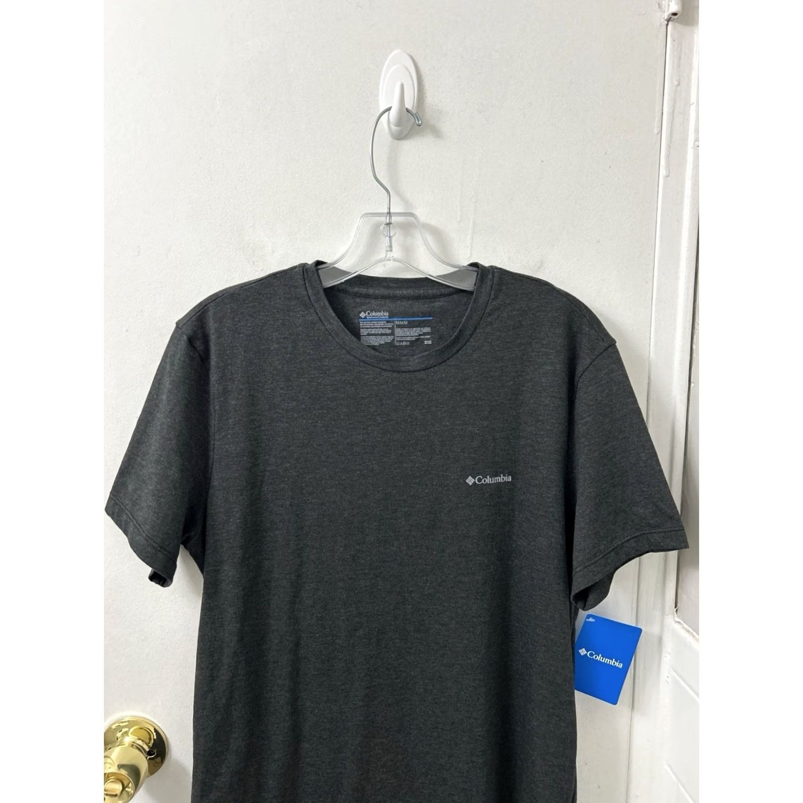 Vintage VINTAGE: No Columbia Shirt Mens M Charcoal Heather Gray Logo S/S NWT Size US M / EU 48-50 / 2 - 2 Thumbnail
