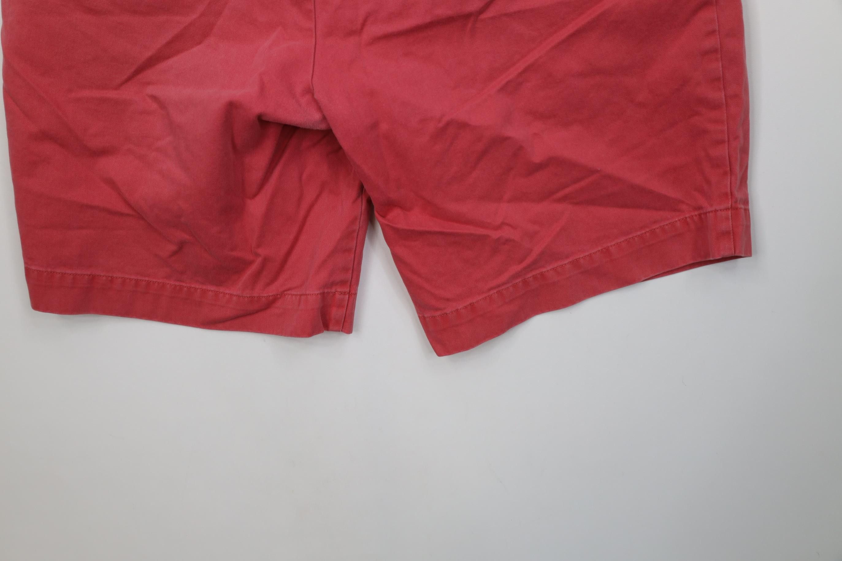 Polo Ralph Lauren Vintage Y2K Ralph Lauren Above Knee Chino Golf Shorts Red Size US 36 / EU 52 - 13 Thumbnail