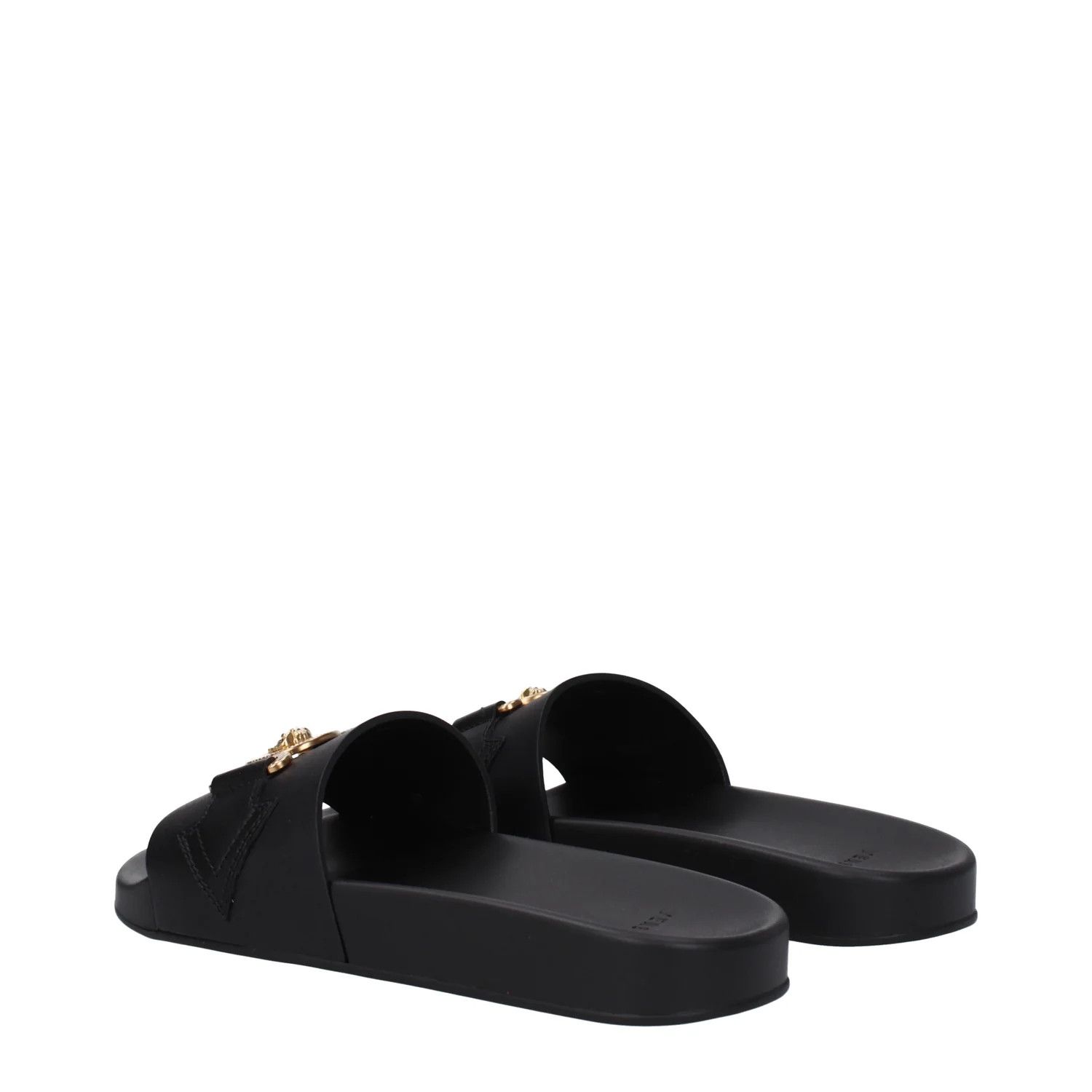 Versace ob1o1e0125 Leather Slippers in Black Size US 5 / IT 35 - 4 Thumbnail