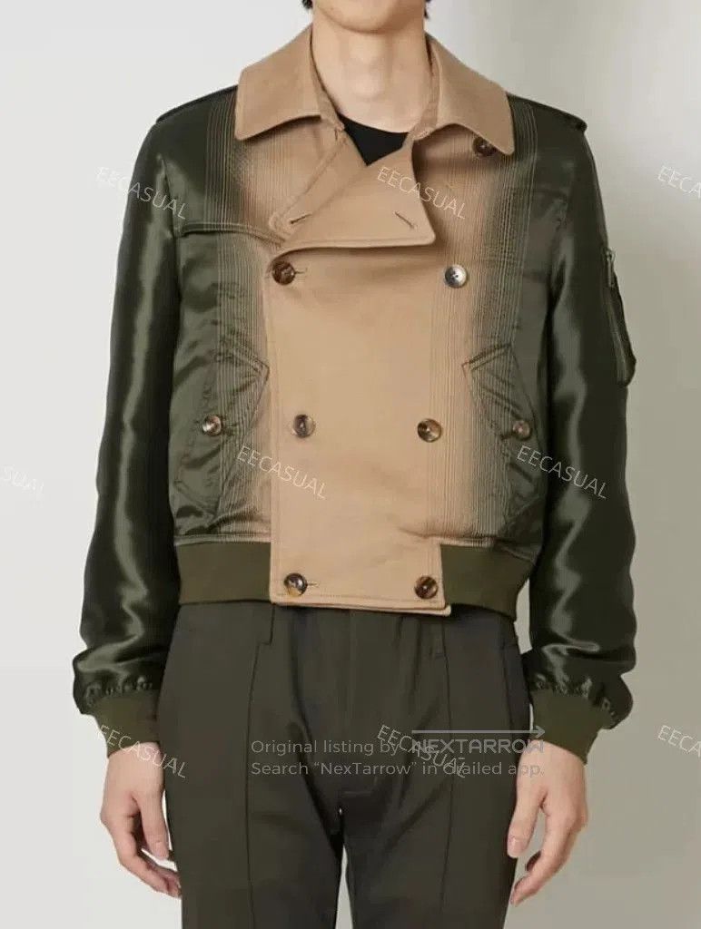 TAAKK TAAKK MA-1 Gradient Color Pocket Trench Jacket. Size US M / EU 48-50 / 2 - 2 Thumbnail