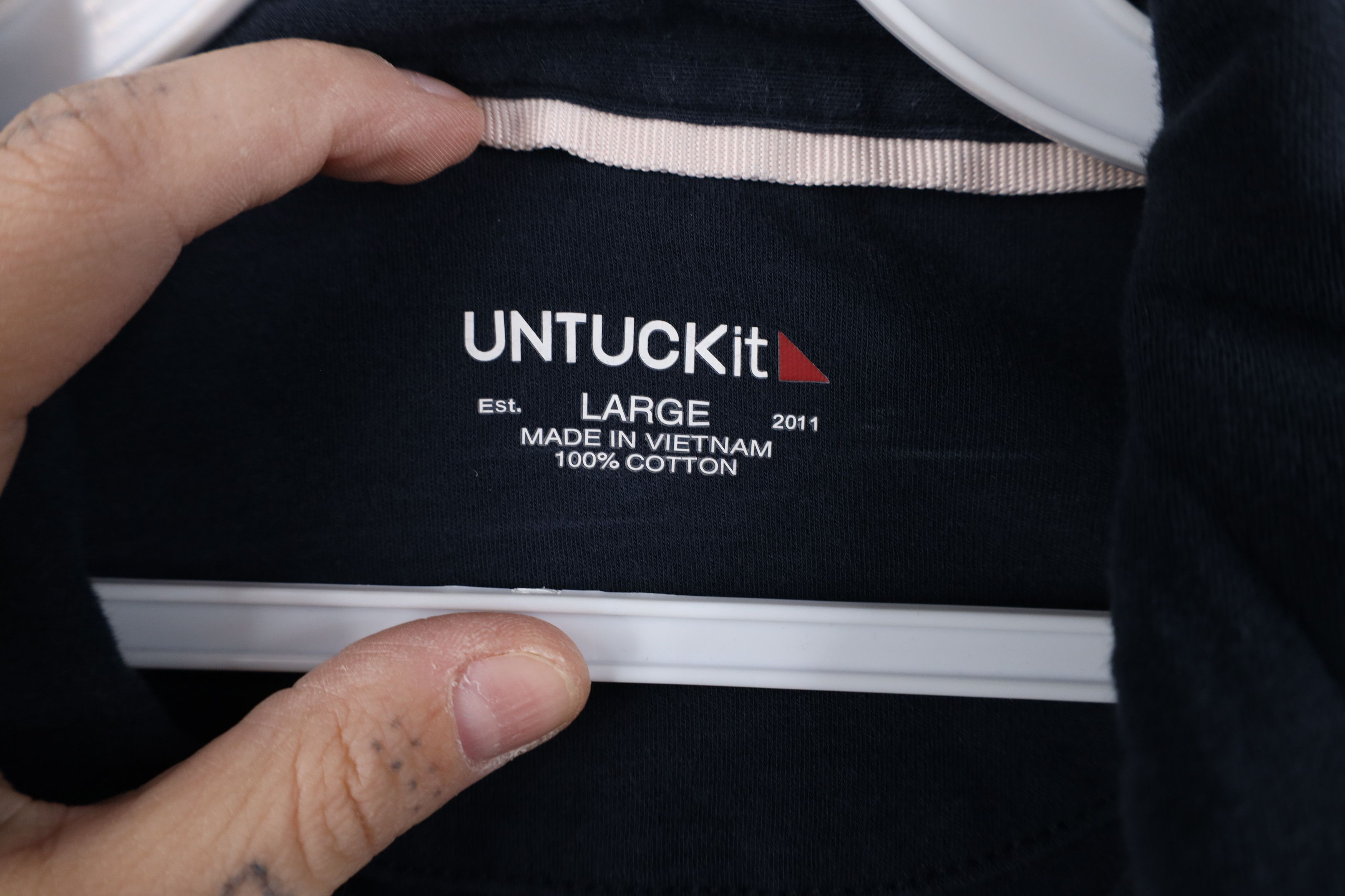 UNTUCKit Untuckit Color Block Long Sleeve Rugby Polo Shirt Blue Size US L / EU 52-54 / 3 - 5 Thumbnail