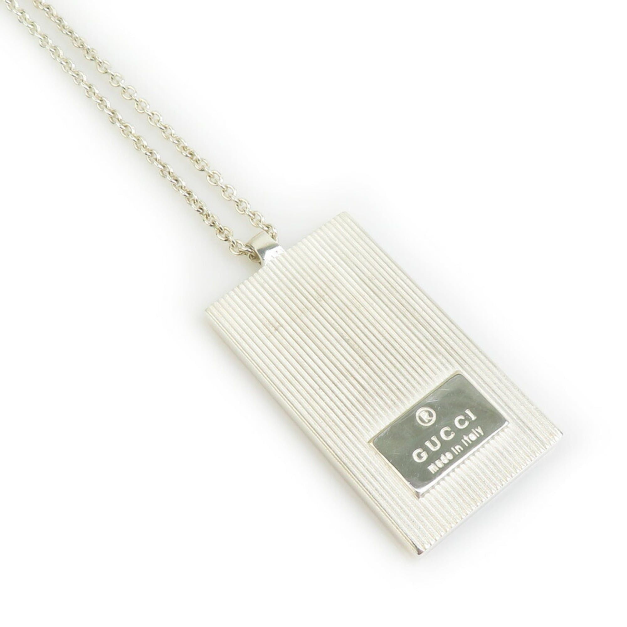 Gucci Gucci necklace in 925 silver for men (e61495a) Size ONE SIZE - 1 Thumbnail