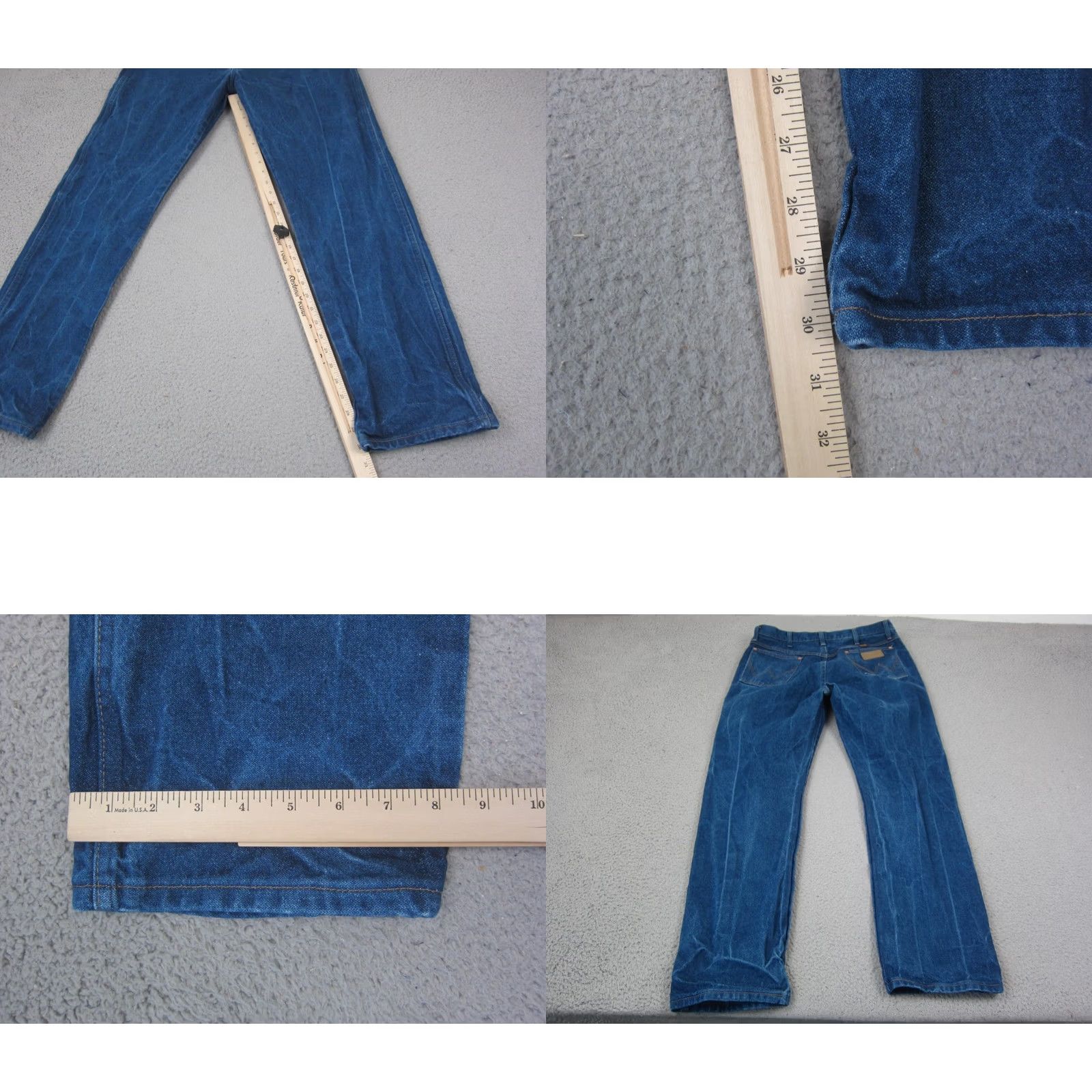 Wrangler Wrangler Jeans Men 36x32 Denim Blue 5-Pocket Straight Regular Mid Rise Cowboy Cut 13MWZ Y2K Vintage 90s Western Mens Wrangler Cowboy Cut Jeans Size US 36 / EU 52 - 9 Thumbnail