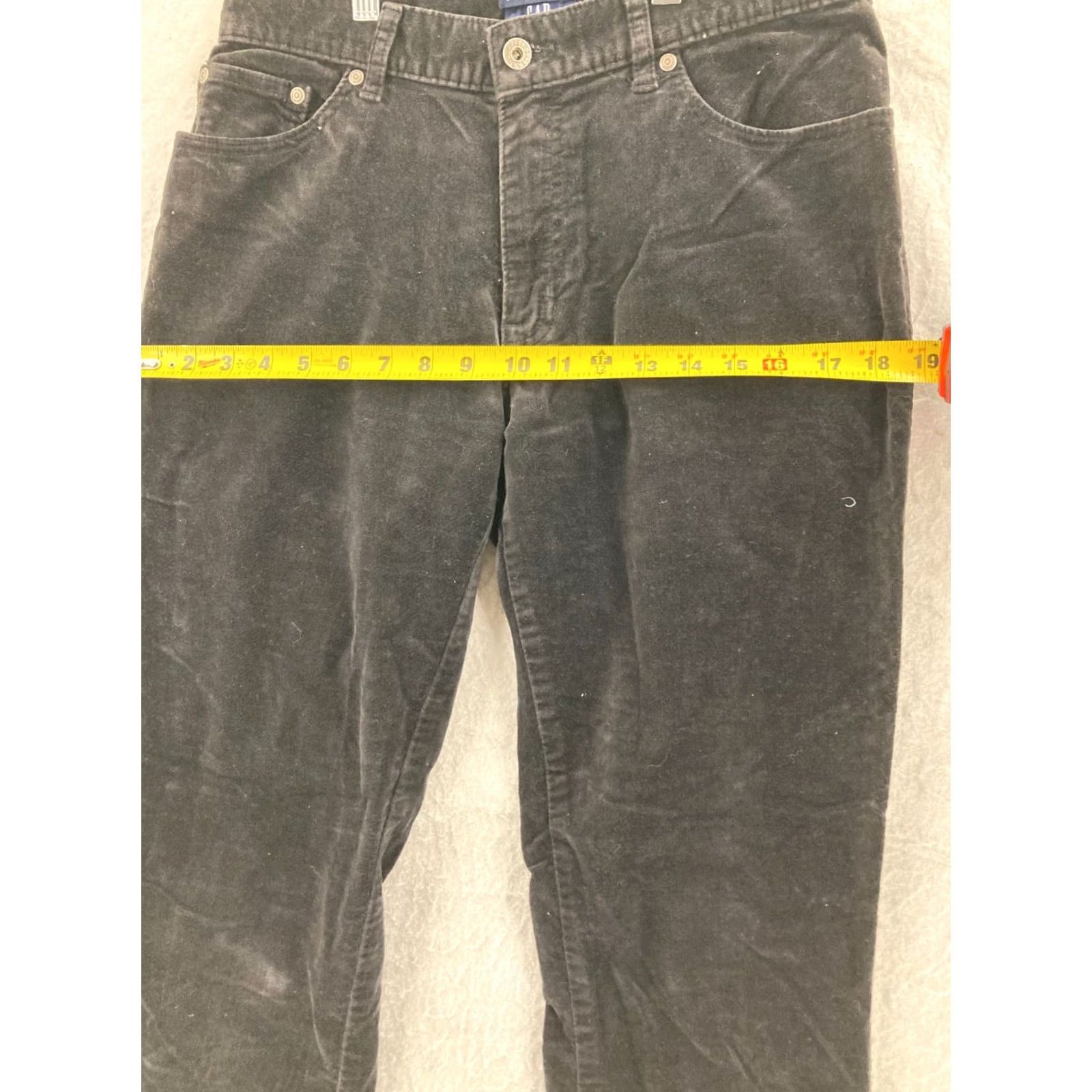 Gap GAP Pants Womens 8 Black Stretch Thick Straight Leg Size 30" / US 8 / IT 44 - 3 Thumbnail