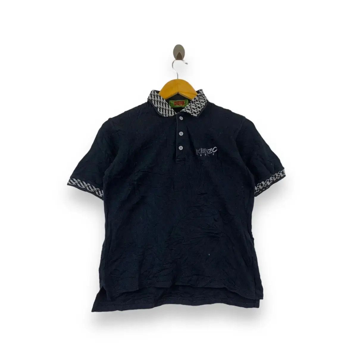 Kenzo Vintage KENZO PARIS GOLF Collection Monogram Polo Tee Shirt Size S / US 4 / IT 40 - 1 Thumbnail