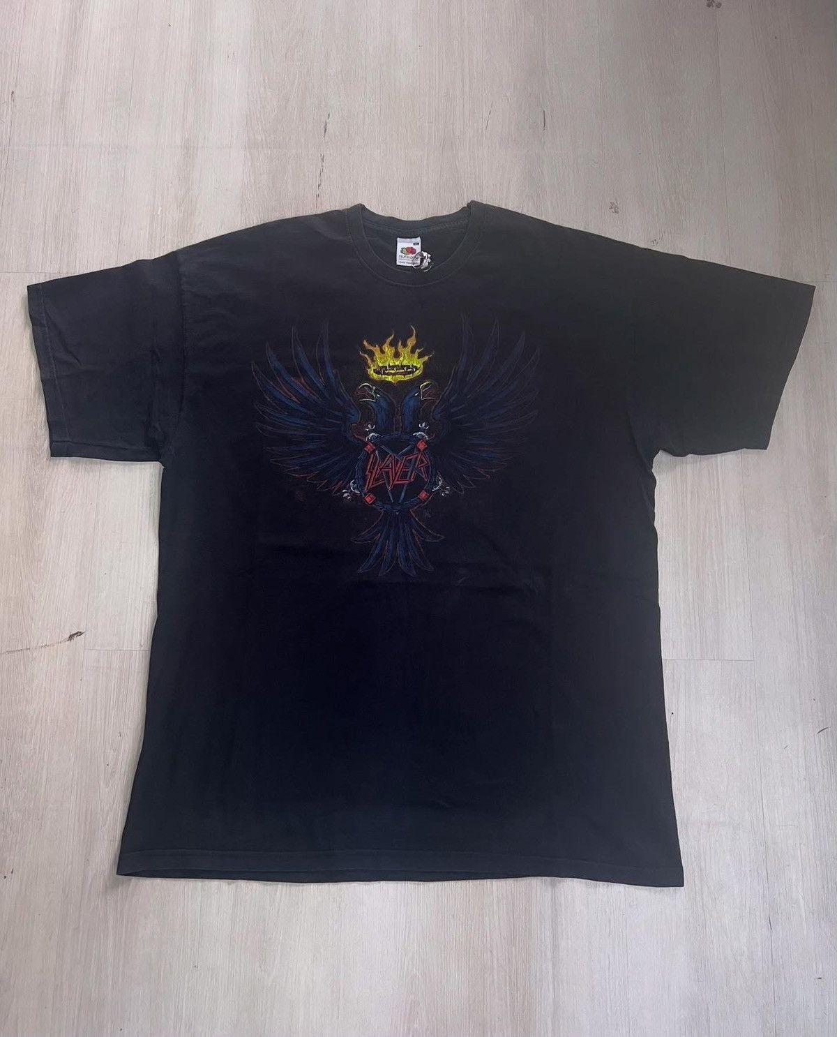Band Tees Vintage 2006 Slayer Tour Short Sleeve T-Shirt Size US XL / EU 56 / 4 - 1 Thumbnail