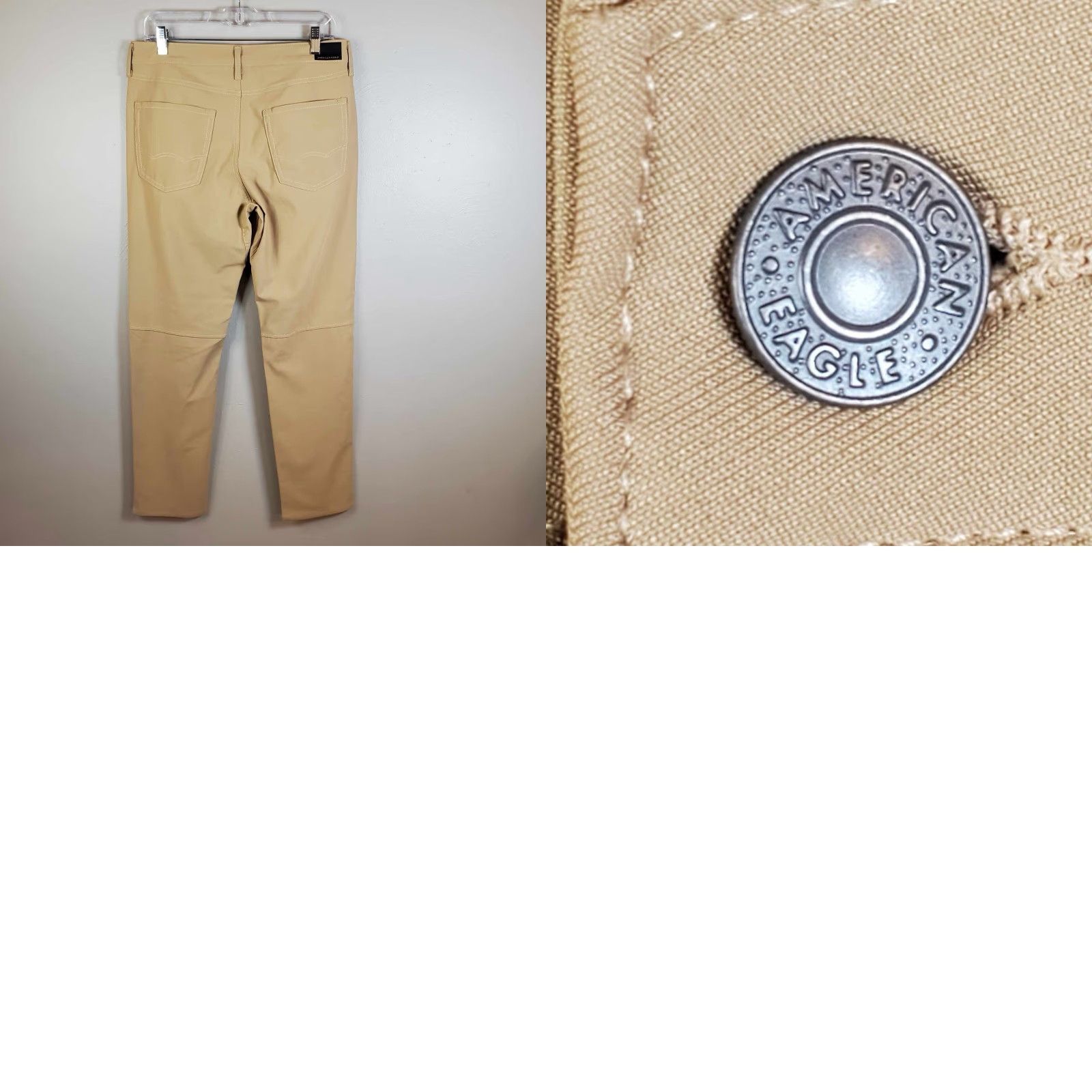 American Eagle Outfitters VINTAGE American Eagle Outfitters Original Straight Pants Men 32x30 Tan Cotton Chino Casual Workwear 30 Inseam Mens Size US 32 / EU 48 - 8 Thumbnail