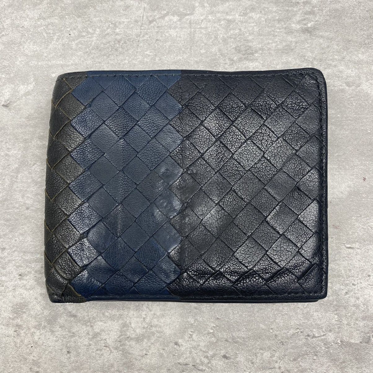 Bottega veneta leather wallet tri tone