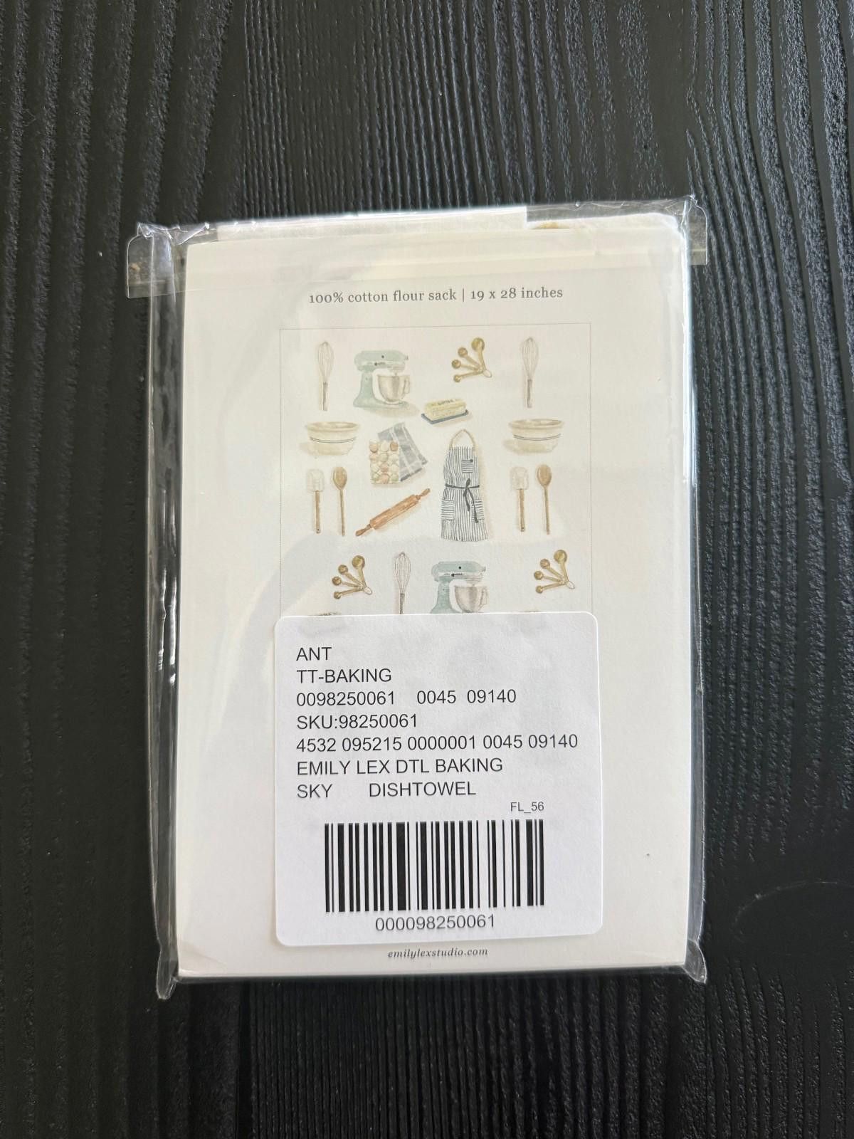 Other Anthropologie - Emily Lex Studio baking tea towel 2025, New Size ONE SIZE - 2 Thumbnail